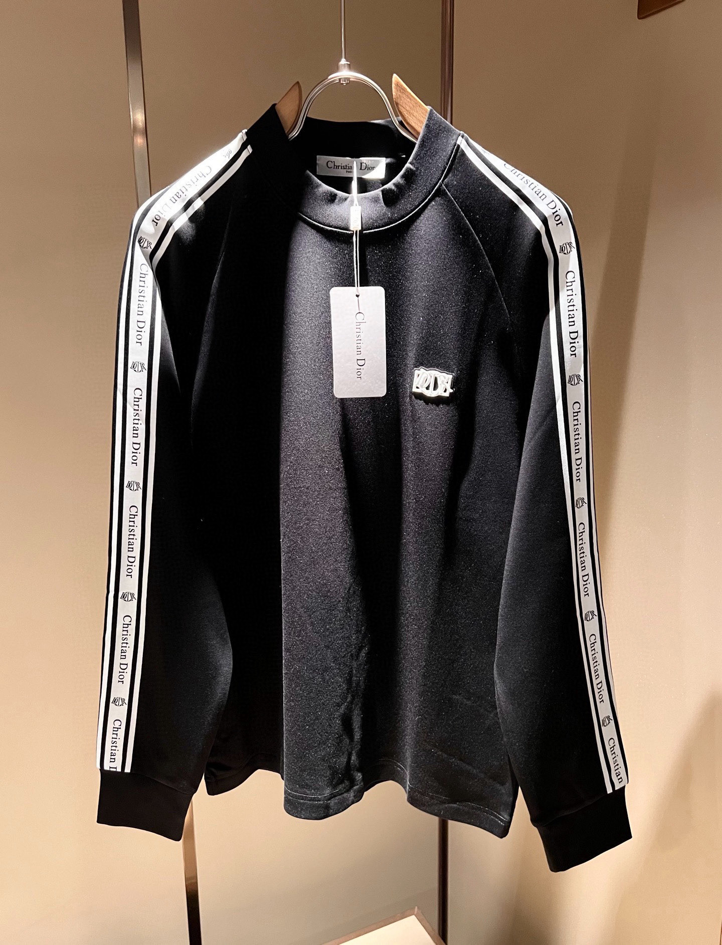 Dior Couple Basic Clothing Cotton Black M-l-xl