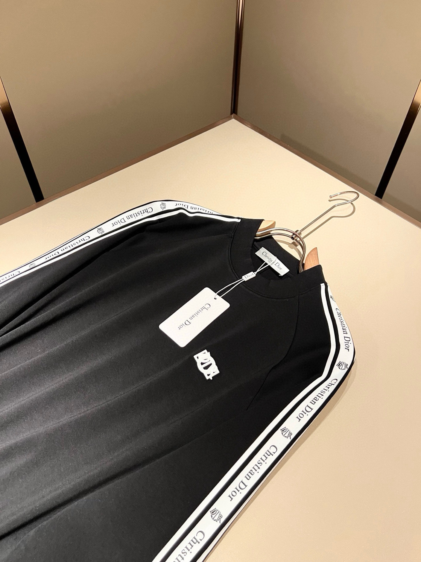 Dior Couple Basic Clothing Cotton Black M-l-xl