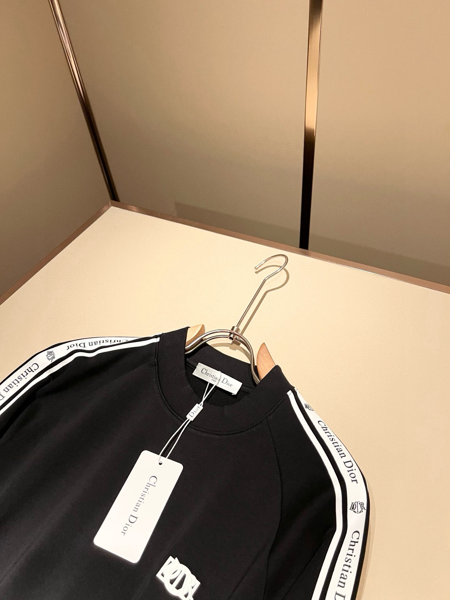 Dior Couple Basic Clothing Cotton Black M-l-xl
