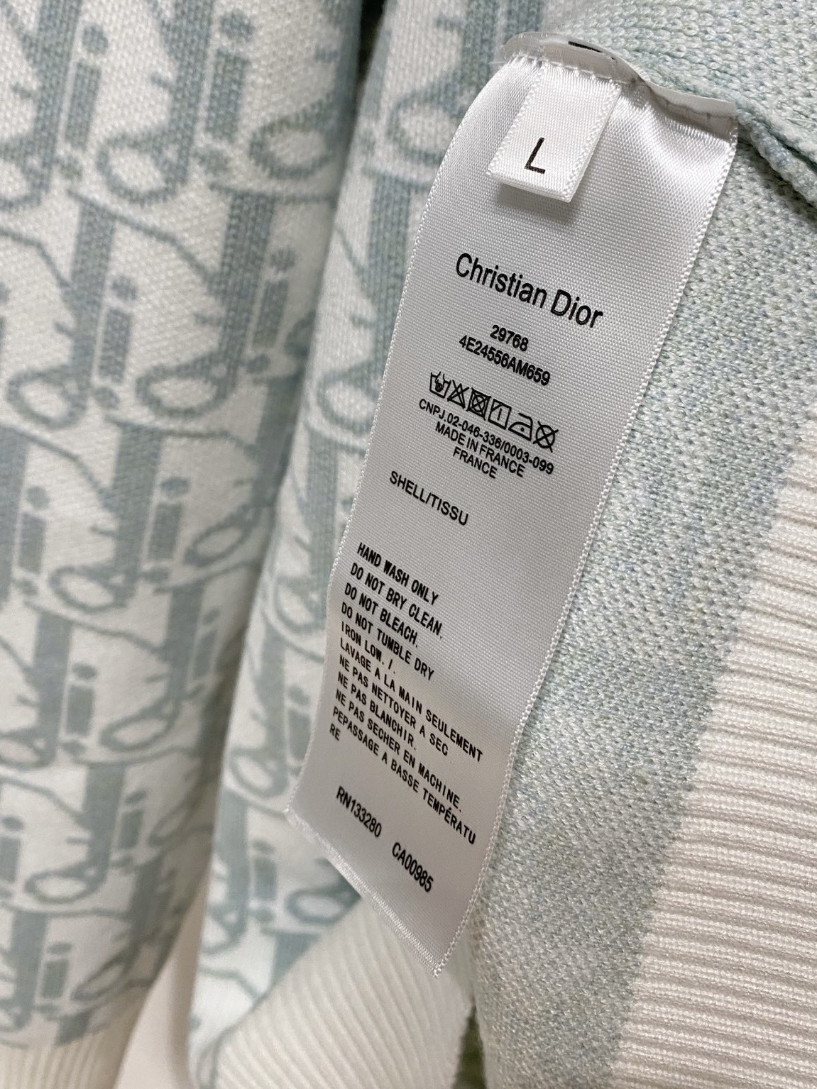 Dior Basic Clothing Wool M-xl