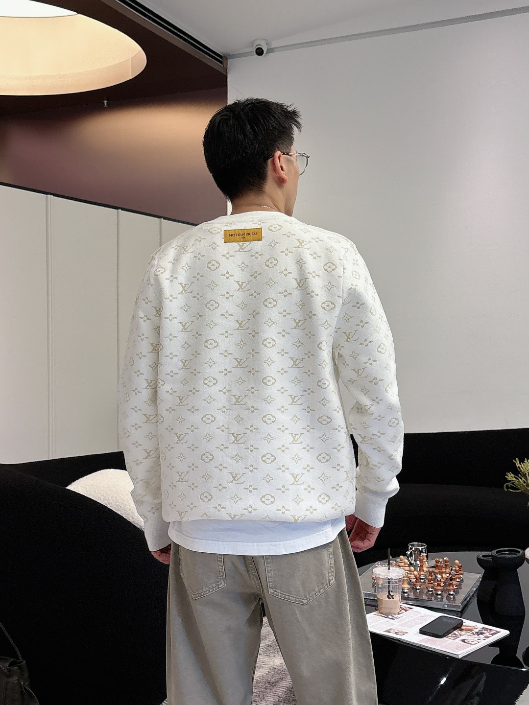 Louis Vuitton Basic Clothing Wool Printed M-l-xxxl