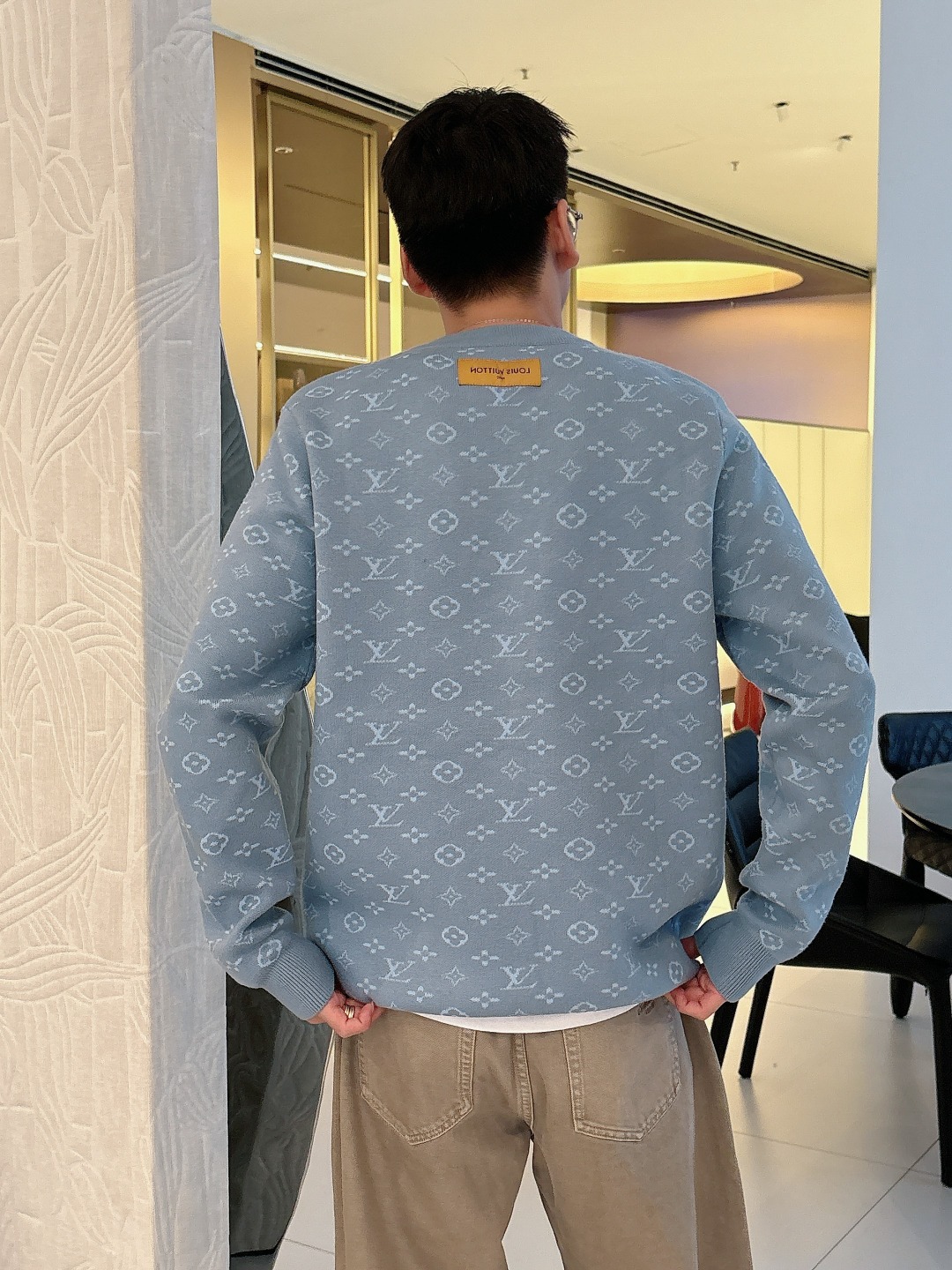 Louis Vuitton Basic Clothing Wool Printed M-l-xxxl