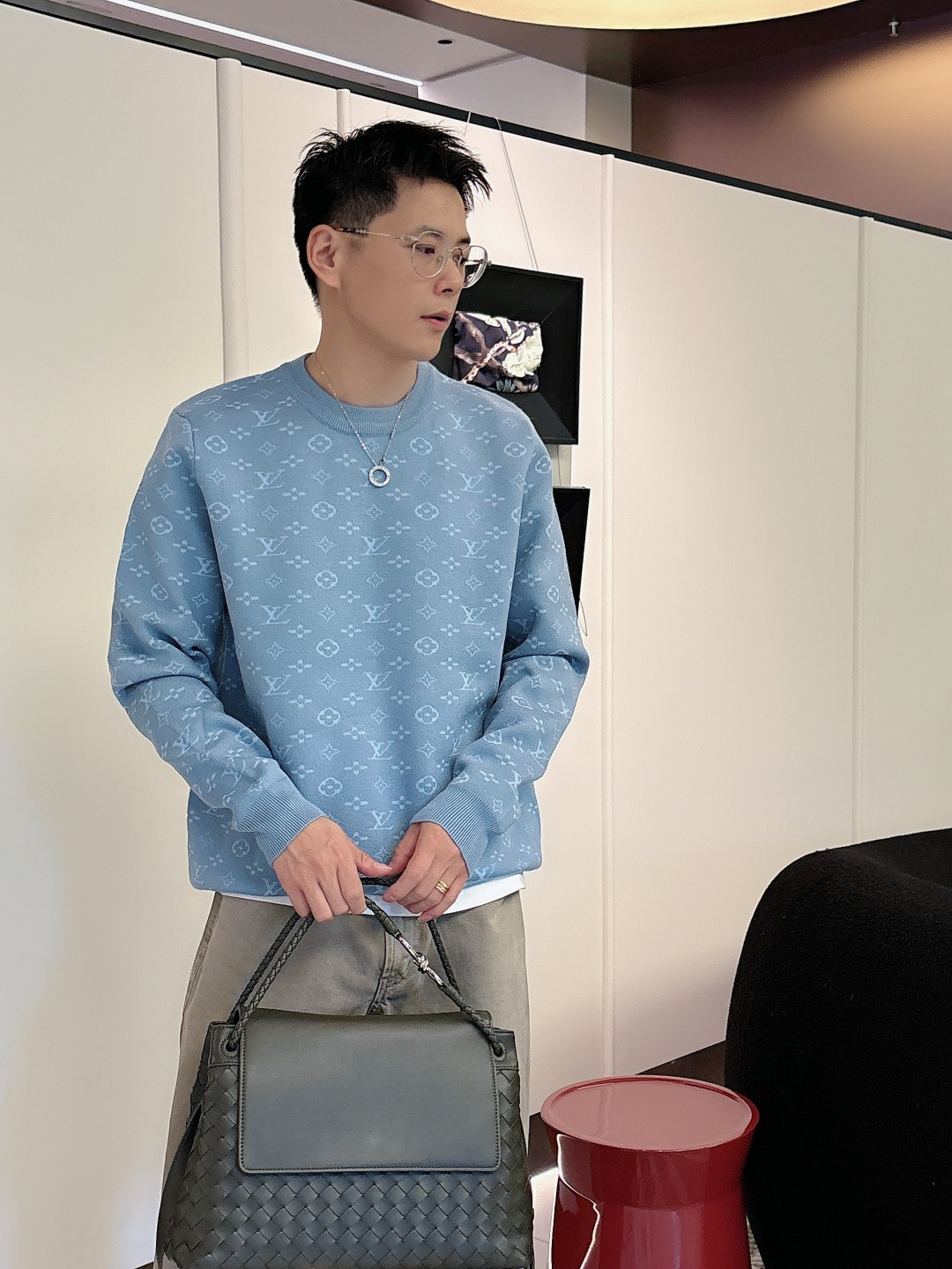 Louis Vuitton Basic Clothing Wool Printed M-l-xxxl
