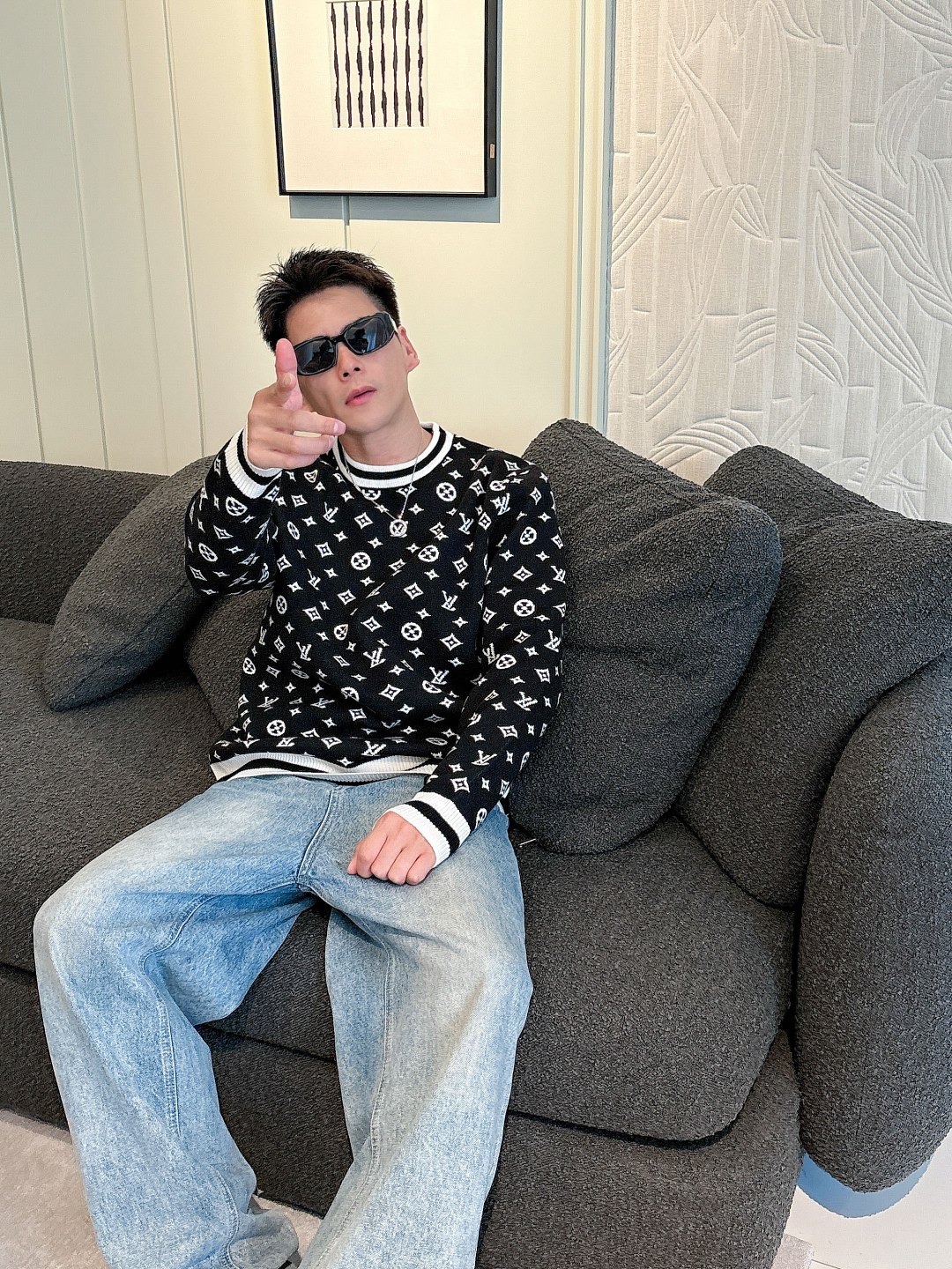Louis Vuitton Basic Clothing Wool M-l-xl