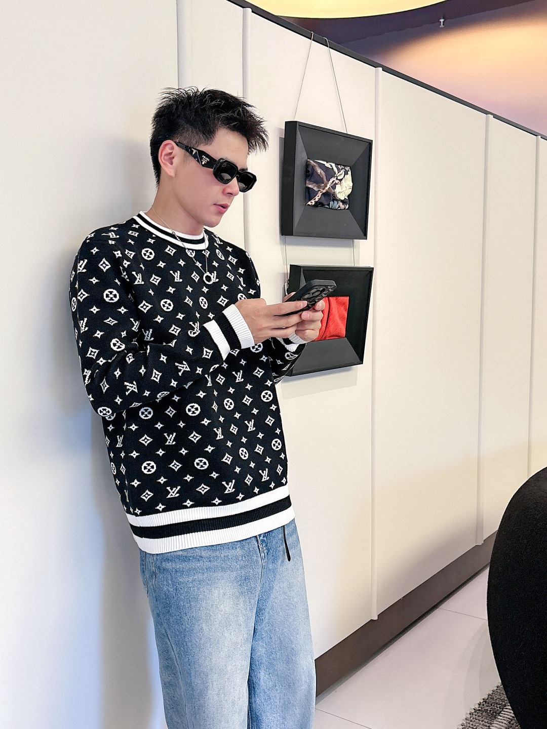 Louis Vuitton Basic Clothing Wool M-l-xl