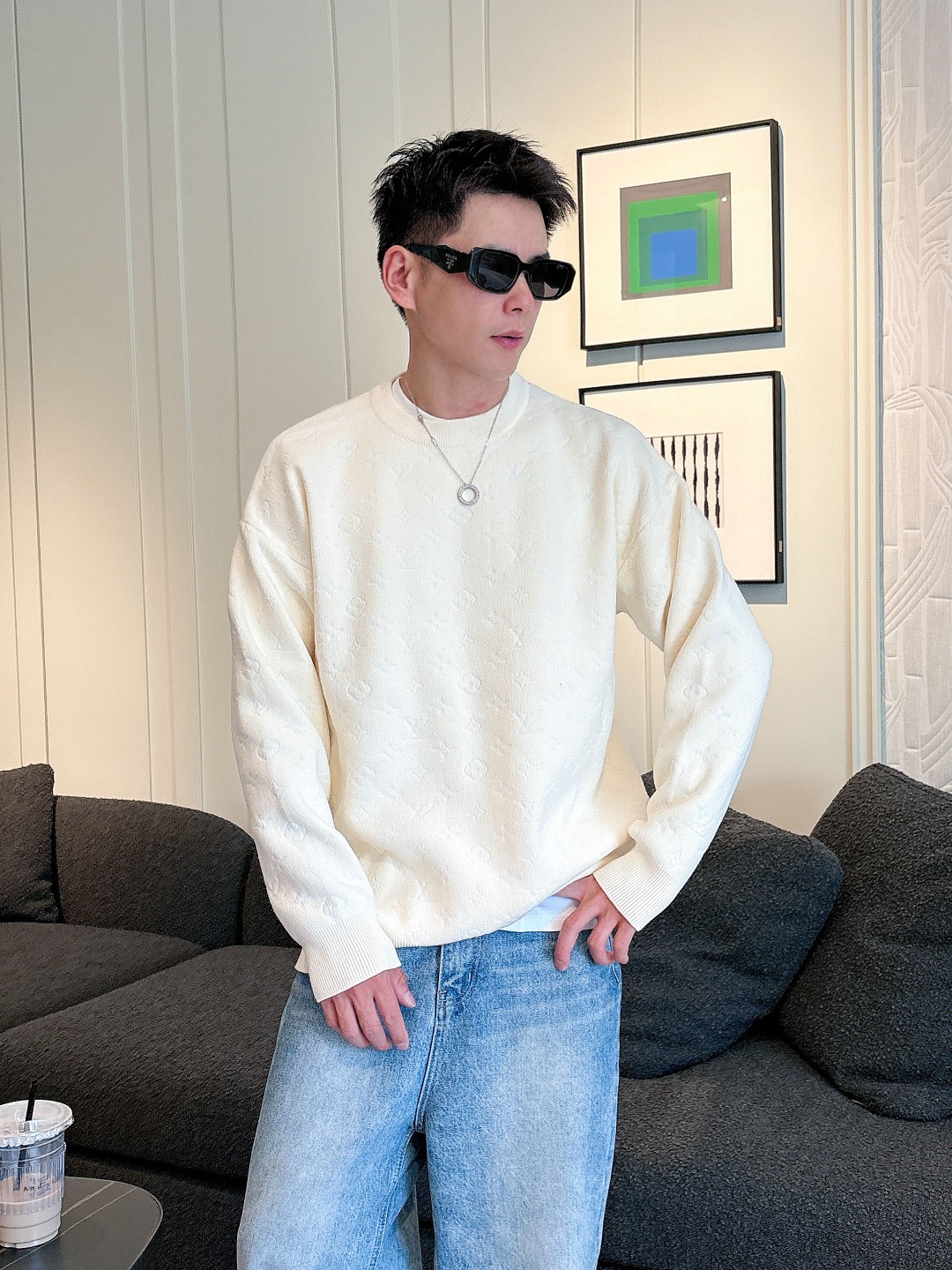 Louis Vuitton Basic Clothing Wool M-l-xl