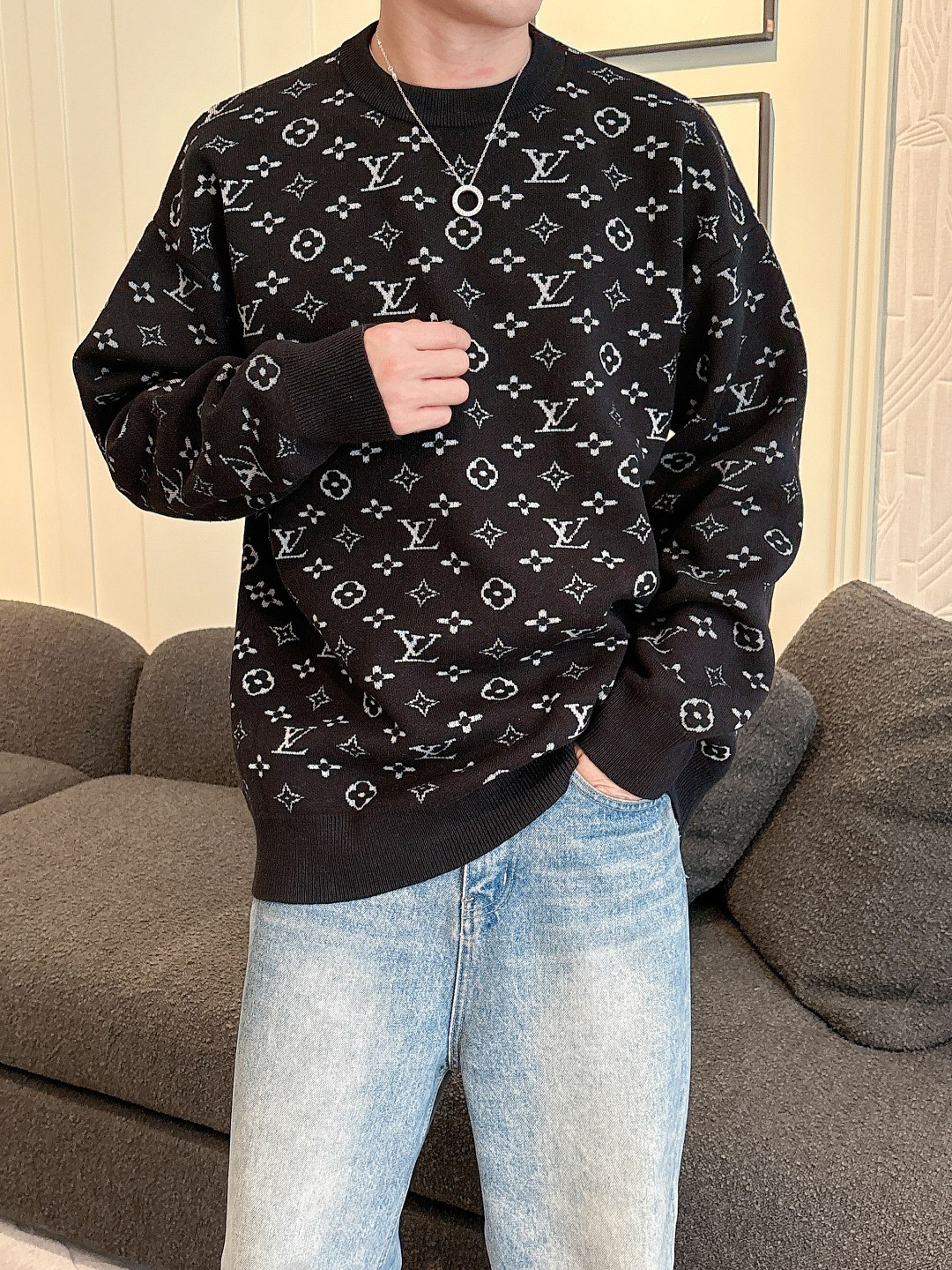 Louis Vuitton Basic Clothing Wool M-l-xl