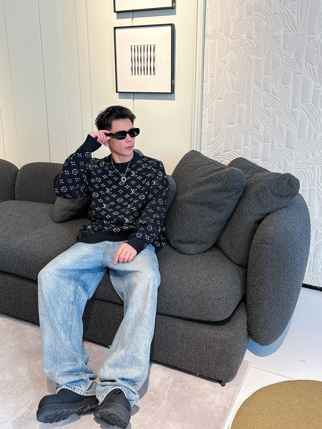 Louis Vuitton Basic Clothing Wool M-l-xl