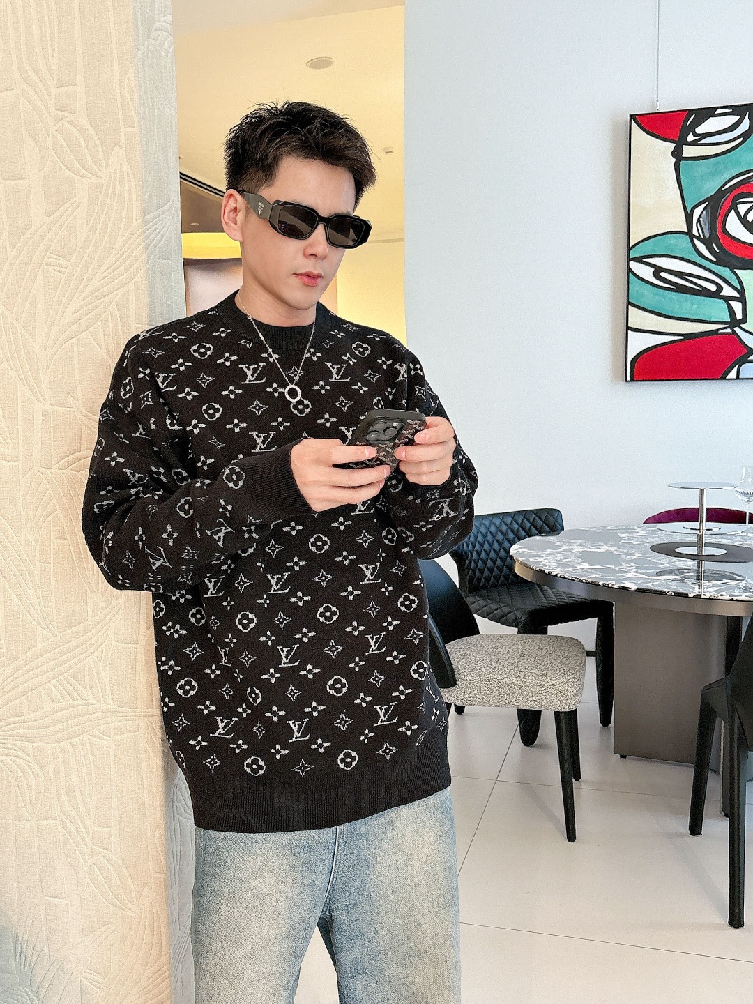 Louis Vuitton Basic Clothing Wool M-l-xl