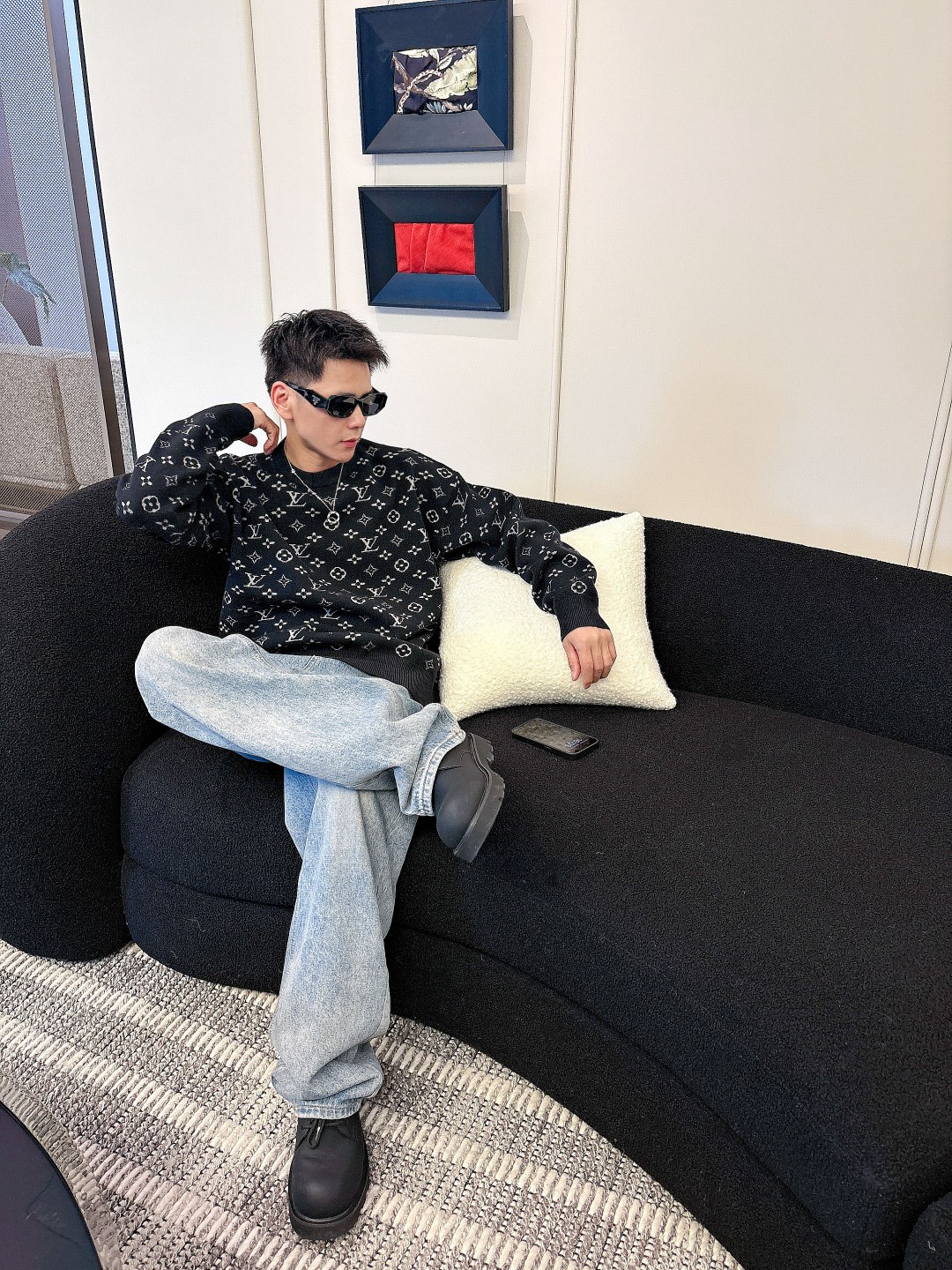 Louis Vuitton Basic Clothing Wool M-l-xl