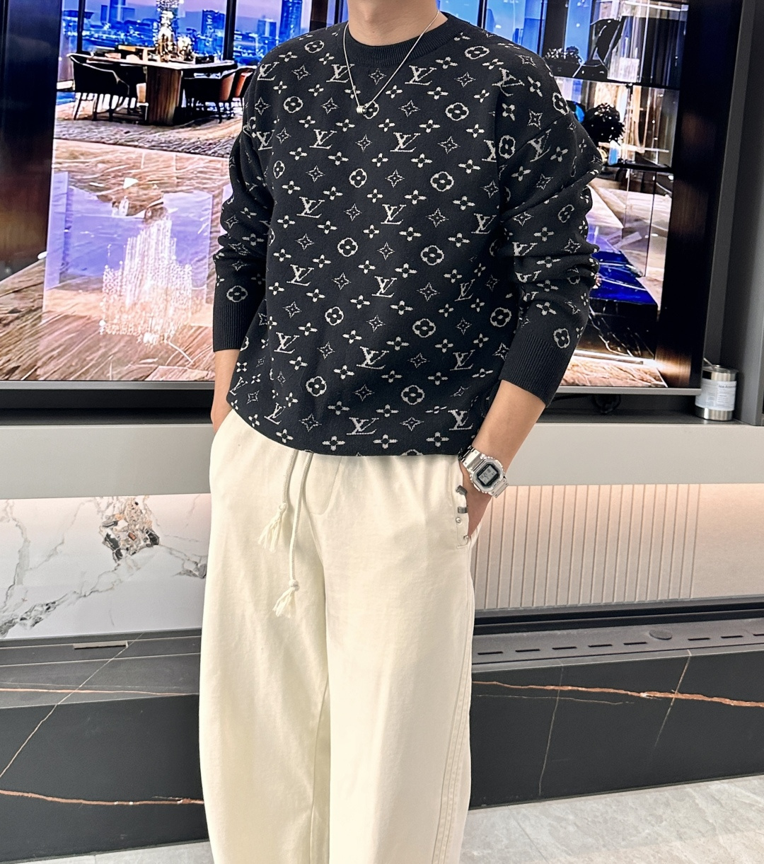 Louis Vuitton Basic Clothing Knitted M-l-xl