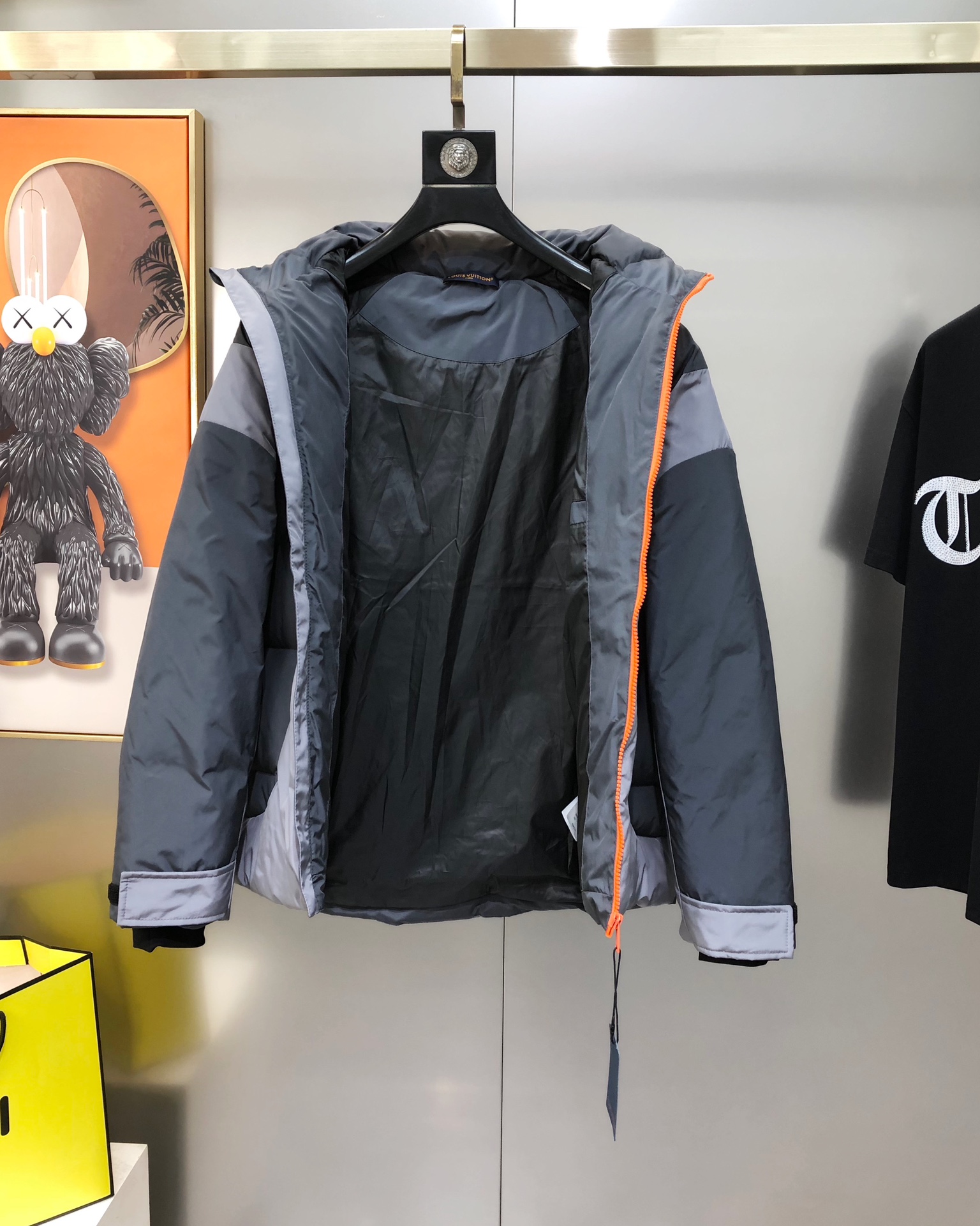 Louis Vuitton Male Down Jacket White Duck Down Hooded M-l-xl