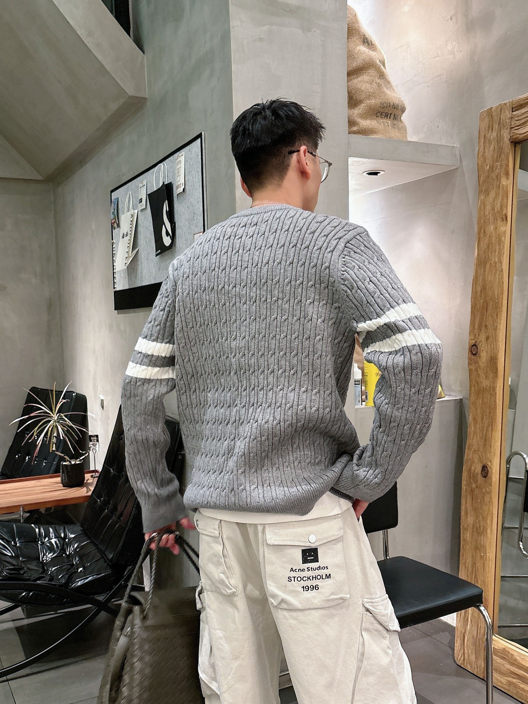 Moncler Basic Clothing Wool Printed M-l-xxxl