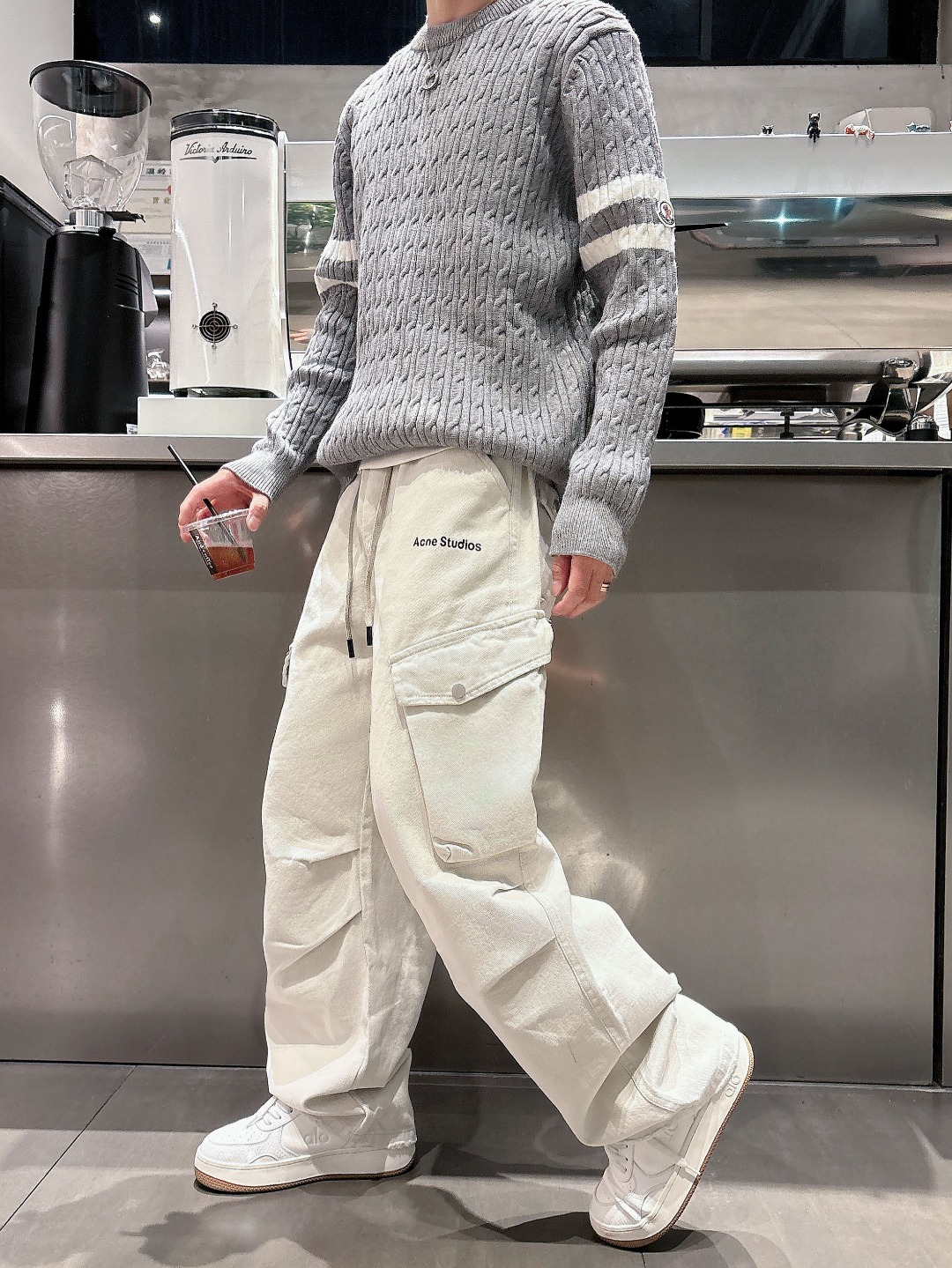 Moncler Basic Clothing Wool Printed M-l-xxxl
