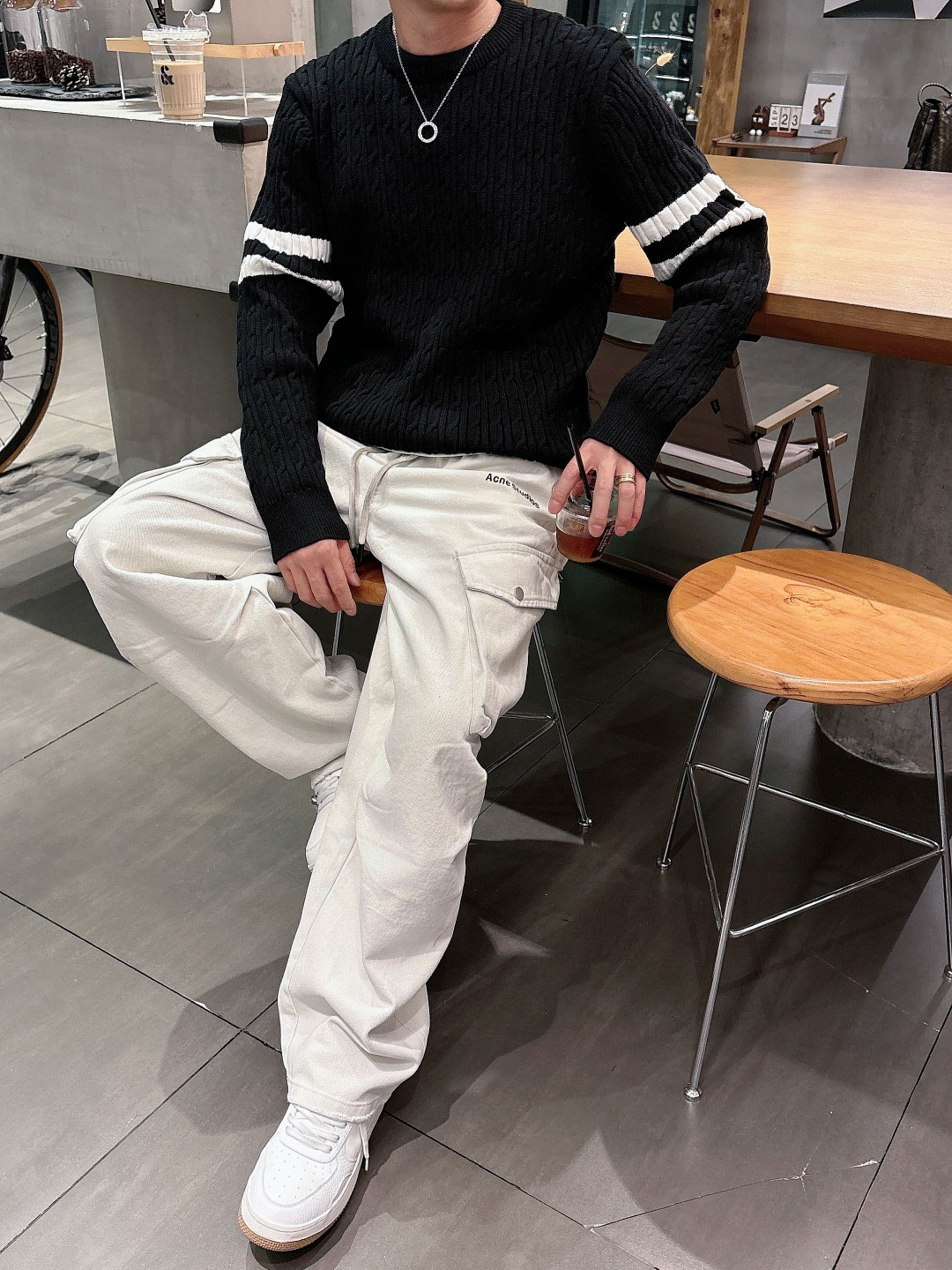 Moncler Basic Clothing Wool Printed M-l-xxxl