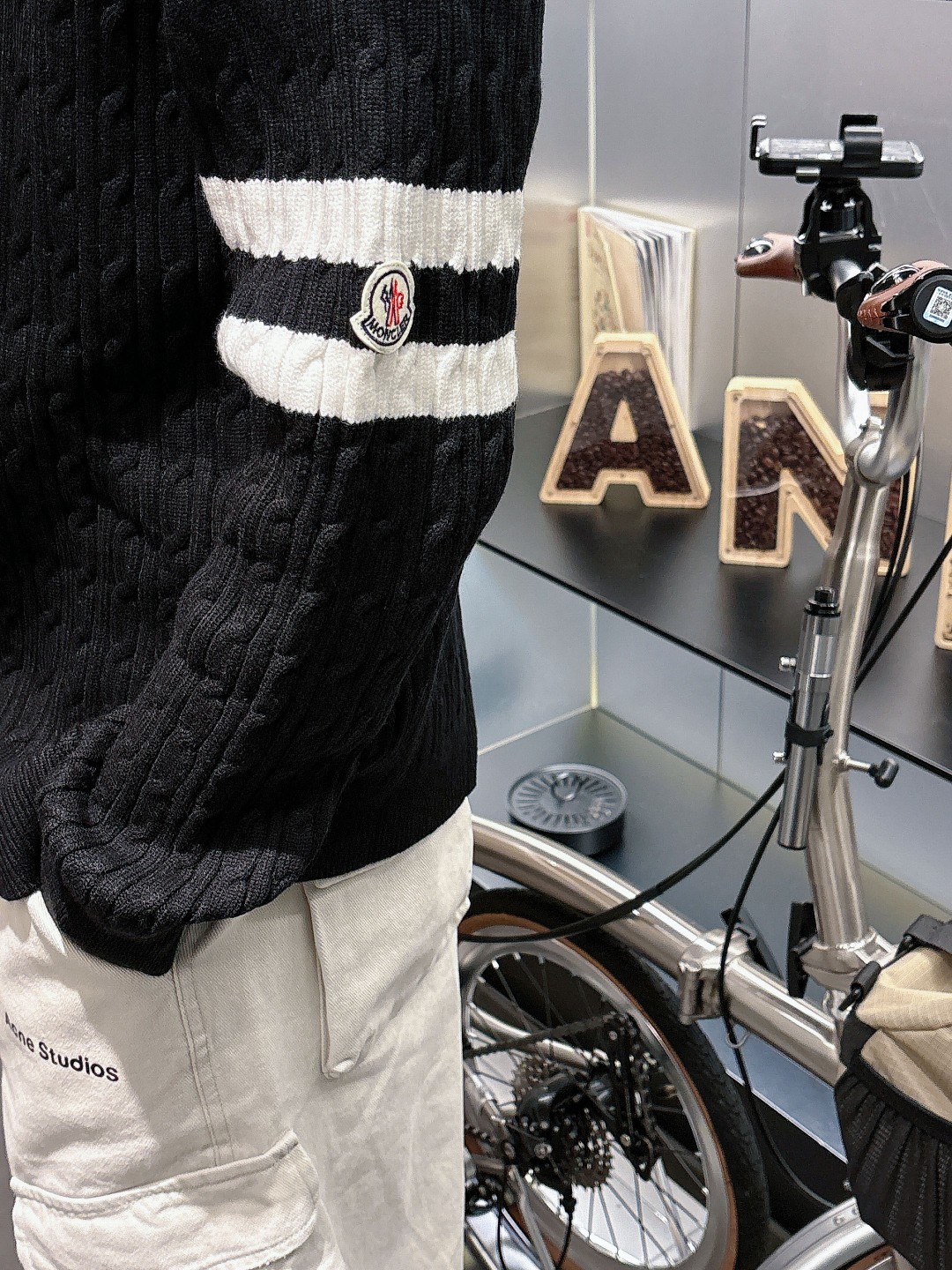 Moncler Basic Clothing Wool Printed M-l-xxxl