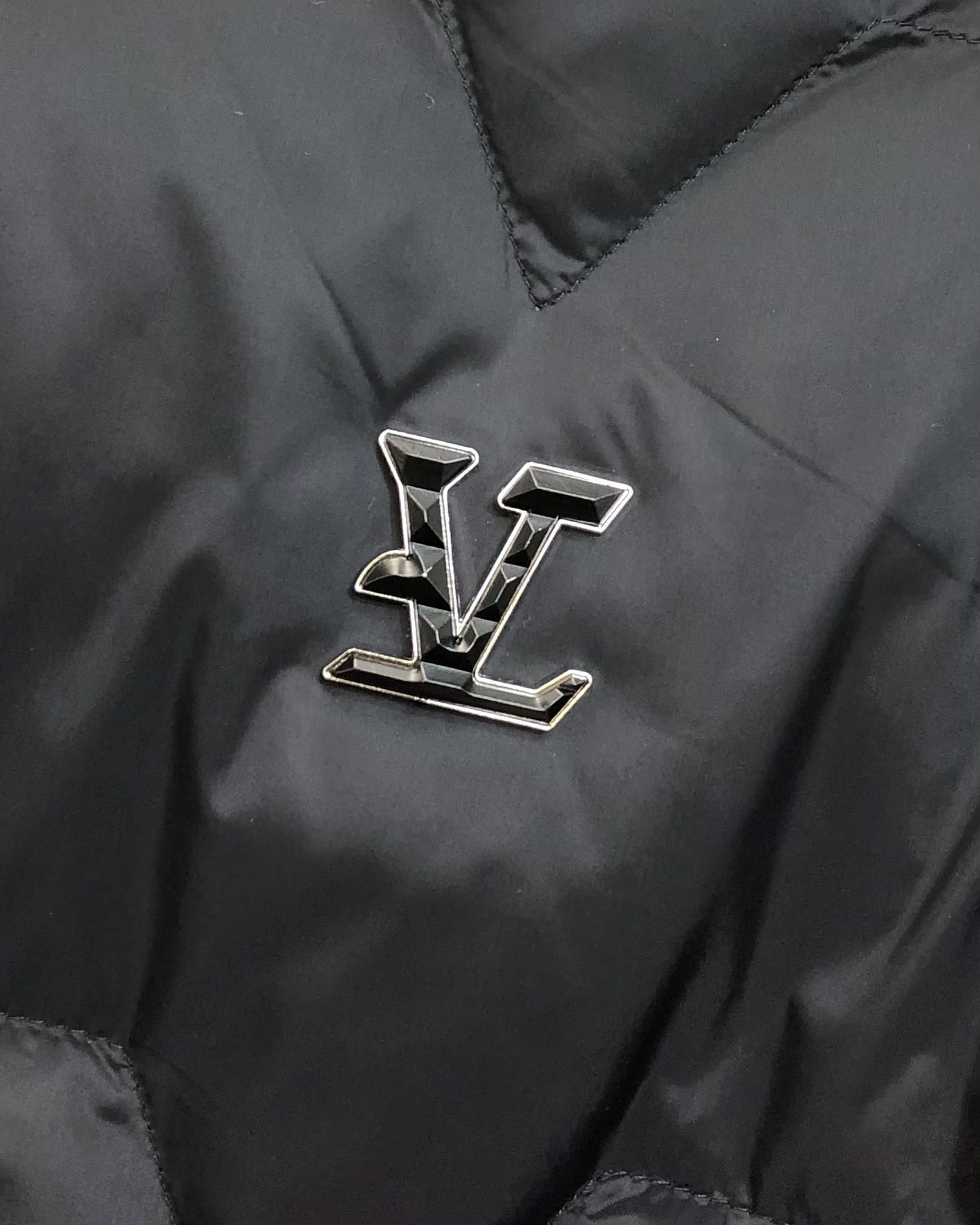 Louis Vuitton Male Down Jacket White Duck Down Black M-l-xl