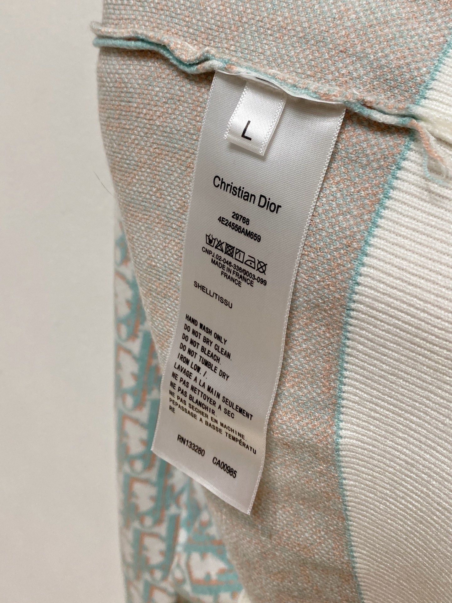 Dior Basic Clothing Wool M-xl