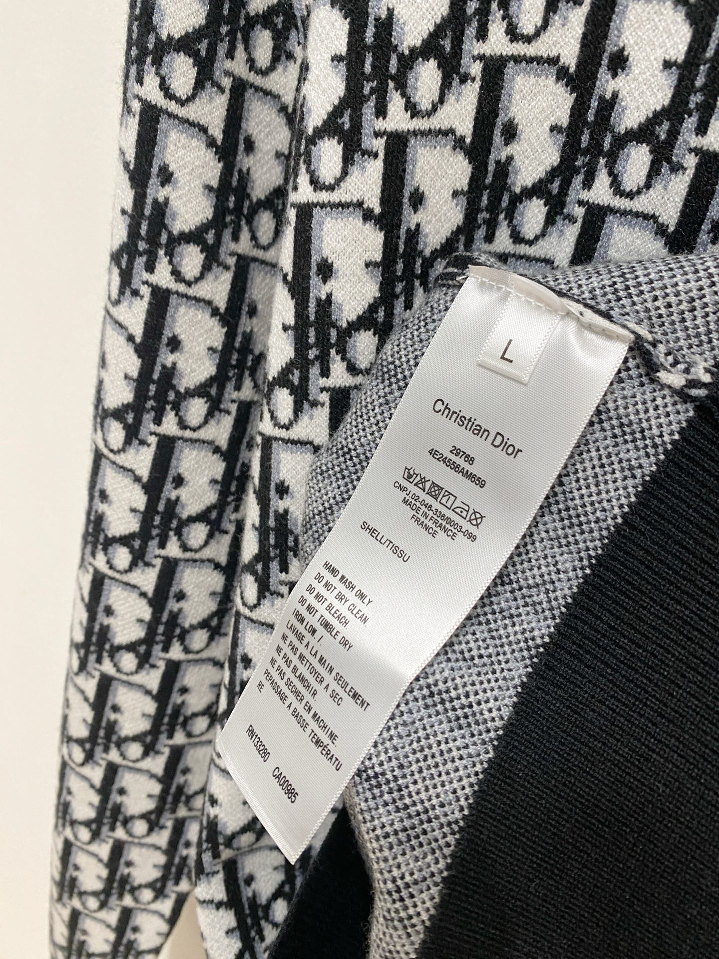 Dior Basic Clothing Wool M-xl