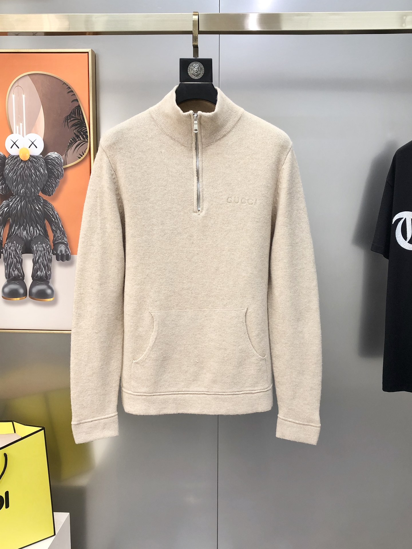 Gucci Male Basic Clothing Wool Black M-l-xl
