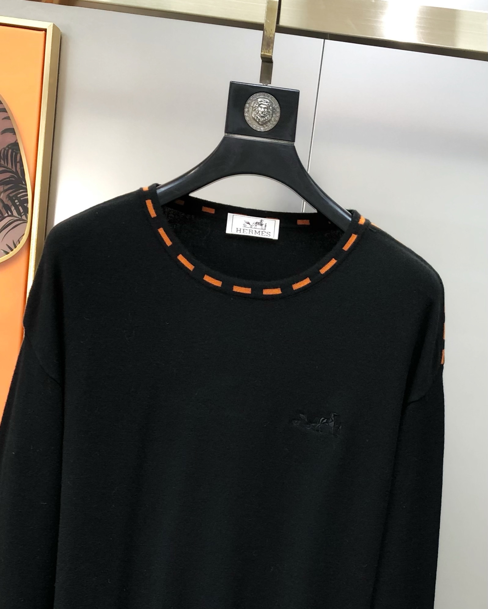 Hermès Male Basic Clothing Wool Black S-m-l-xl