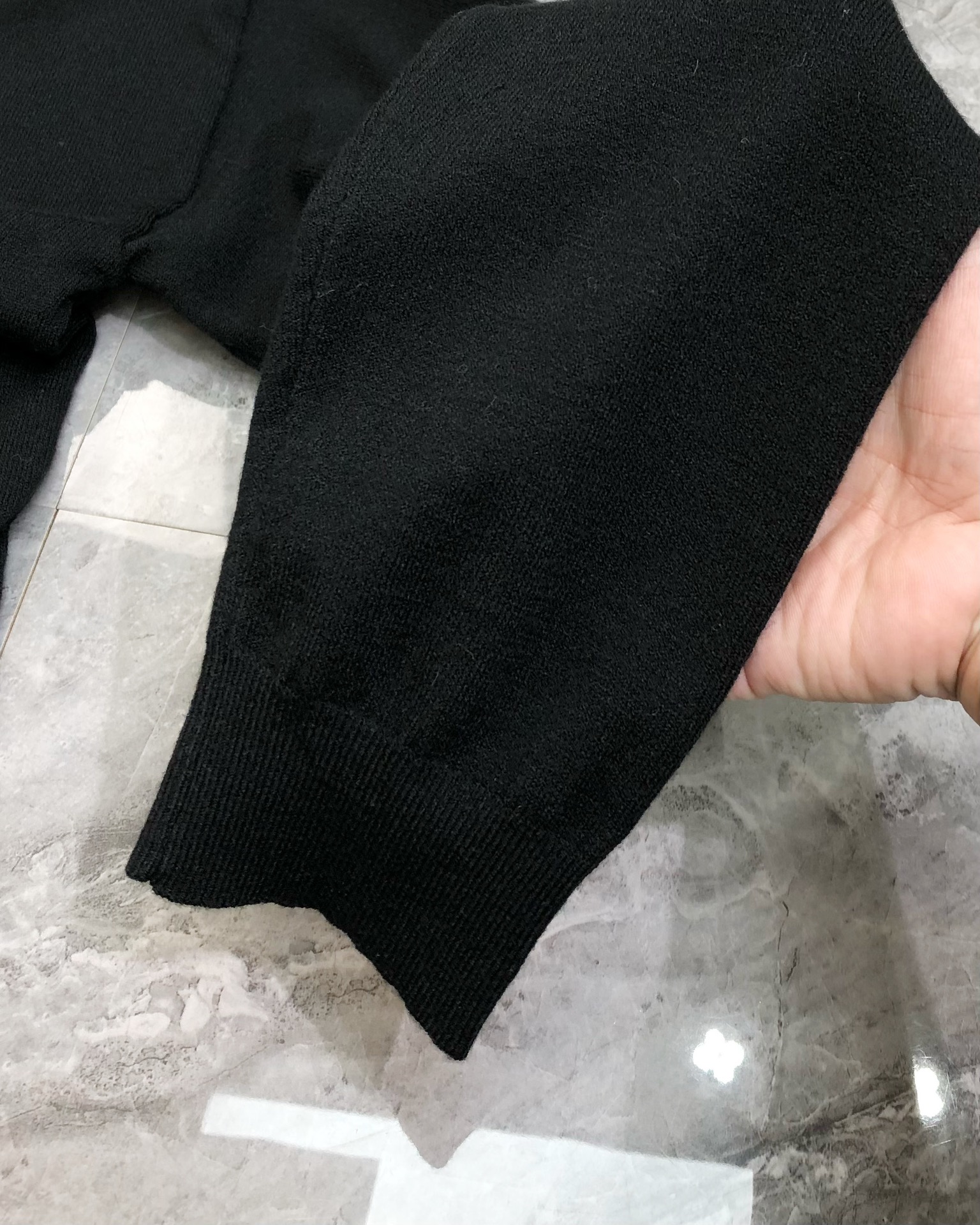 Hermès Male Basic Clothing Wool Black S-m-l-xl
