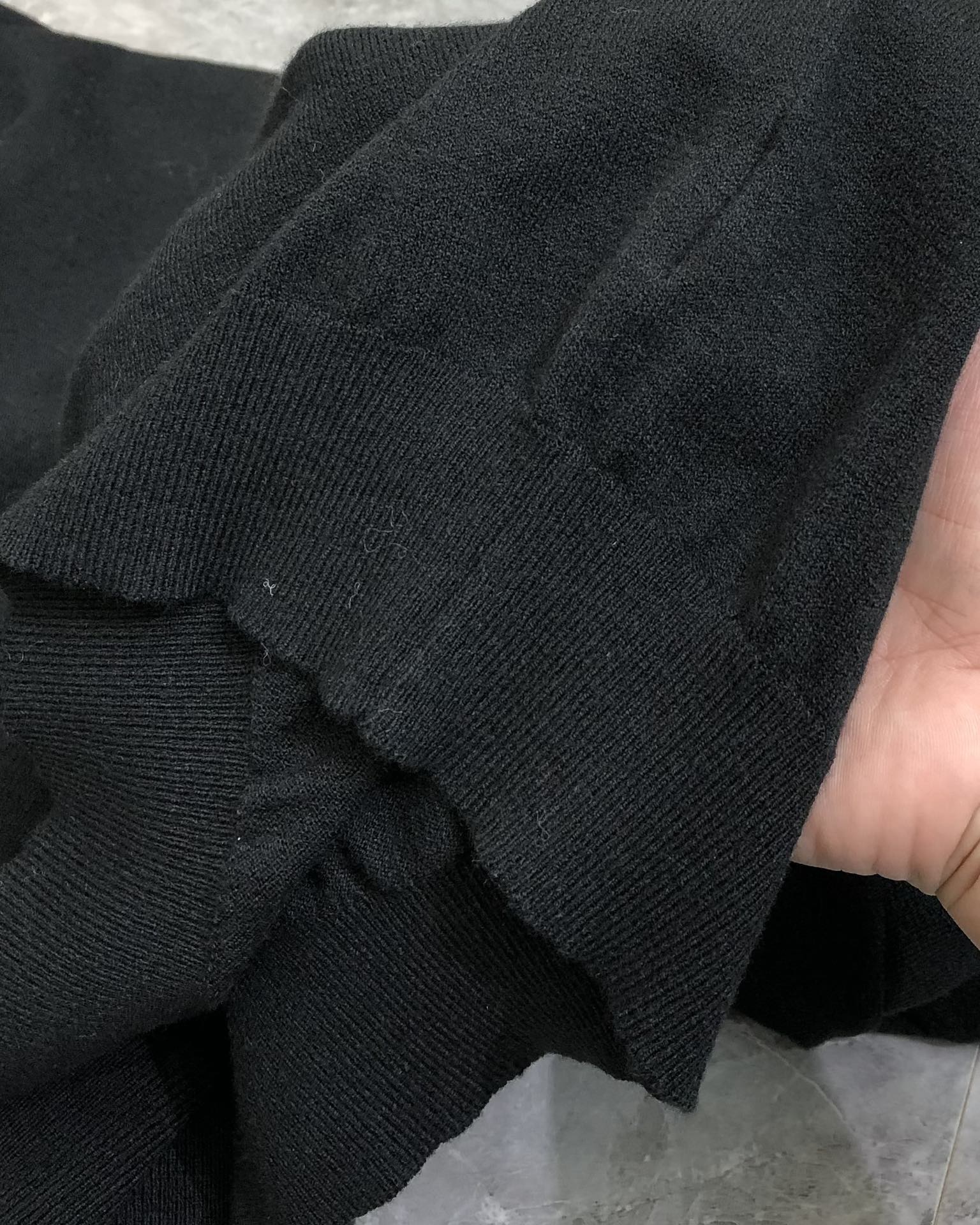 Hermès Male Basic Clothing Wool Black S-m-l-xl