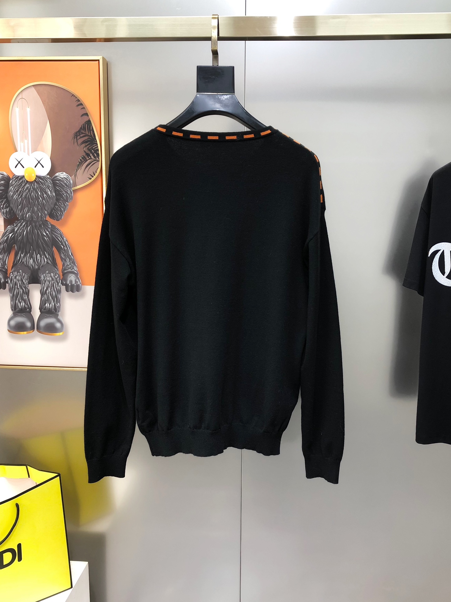 Hermès Male Basic Clothing Wool Black S-m-l-xl