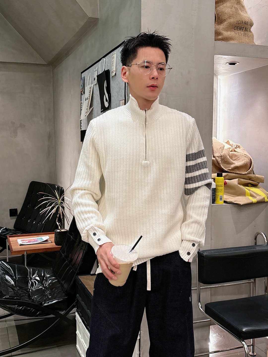 Thom Browne Basic Clothing Wool Printed M-l-xxxl