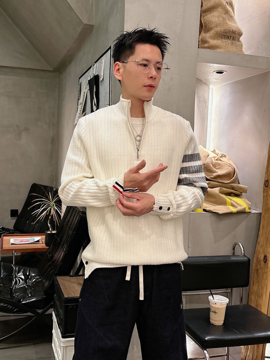 Thom Browne Basic Clothing Wool Printed M-l-xxxl