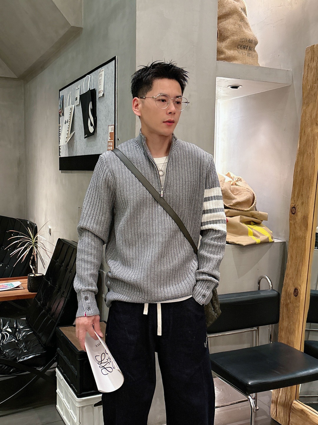 Thom Browne Basic Clothing Wool Printed M-l-xxxl