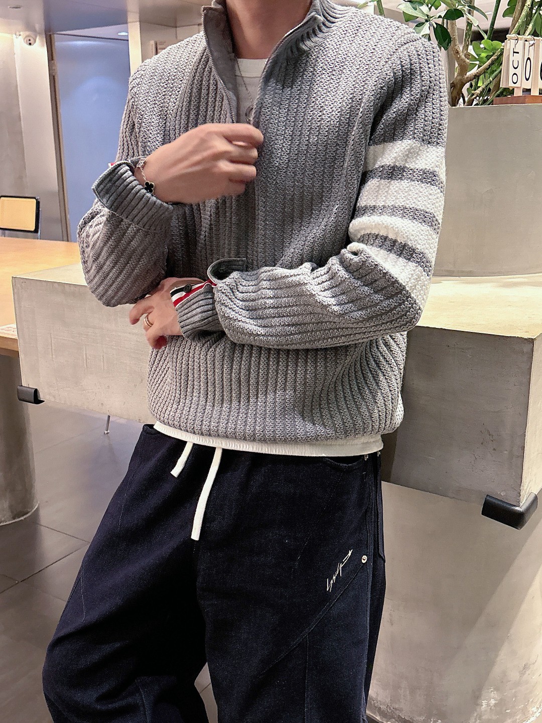 Thom Browne Basic Clothing Wool Printed M-l-xxxl