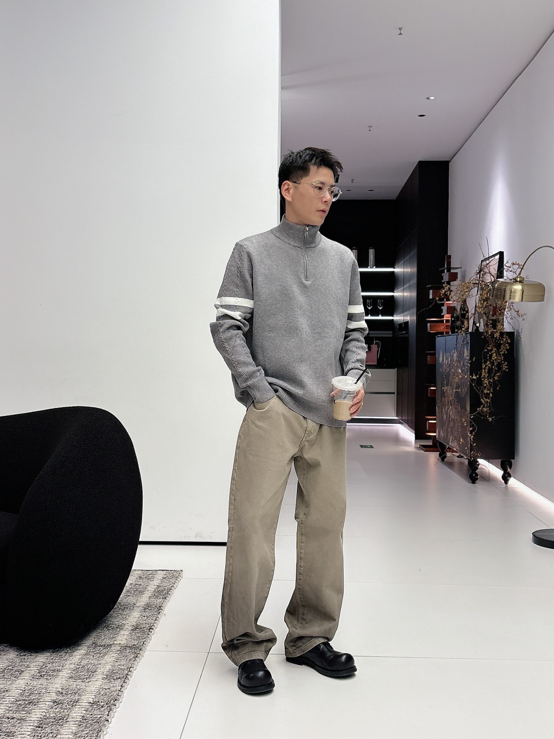 Moncler Basic Clothing Wool Printed M-l-xxxl