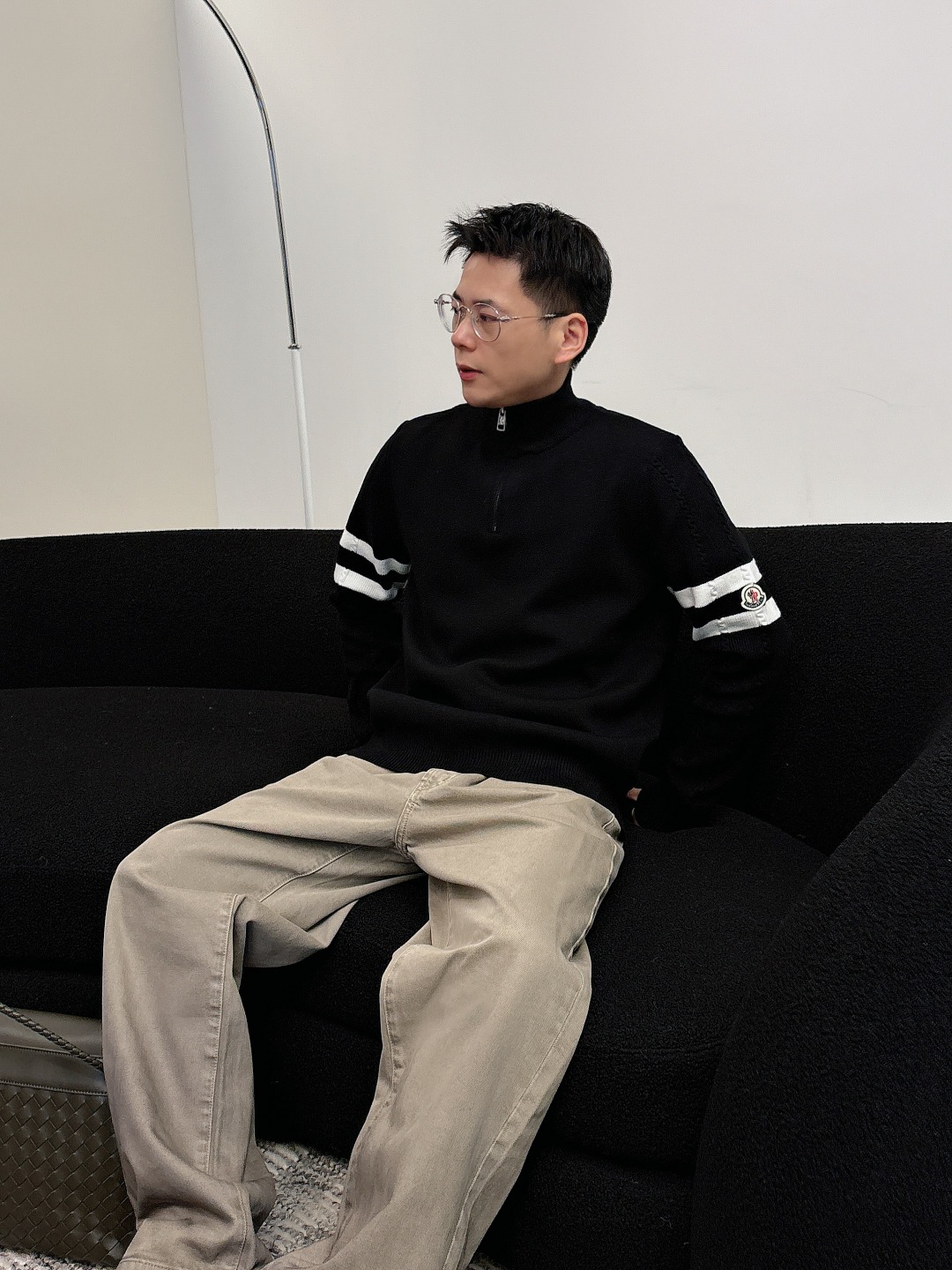 Moncler Basic Clothing Wool Printed M-l-xxxl
