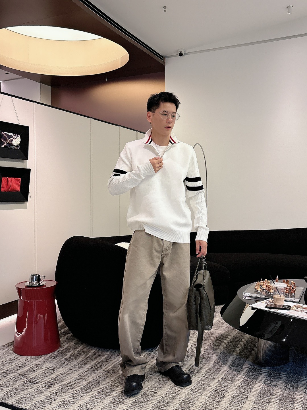 Moncler Basic Clothing Wool Printed M-l-xxxl