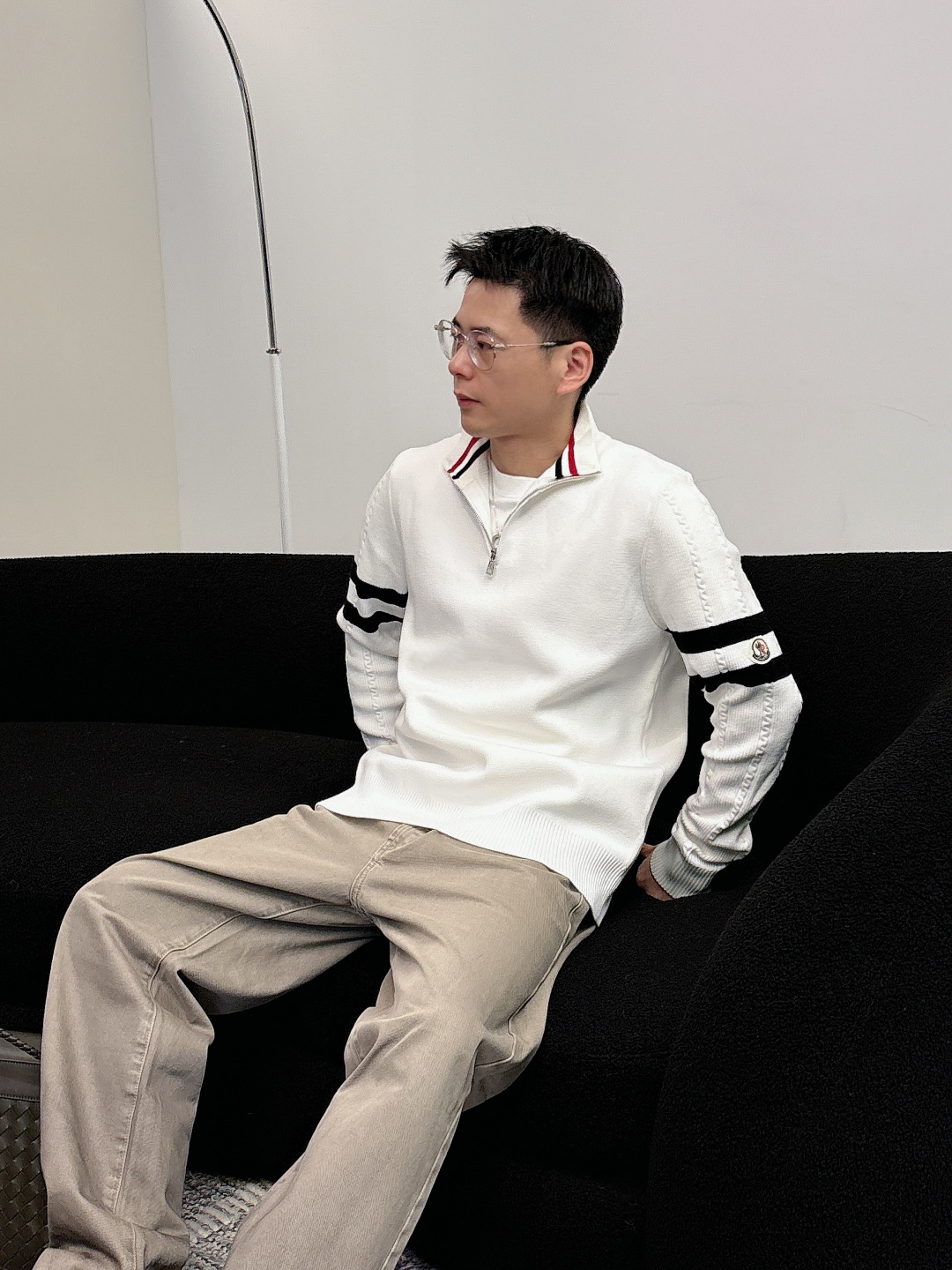 Moncler Basic Clothing Wool Printed M-l-xxxl