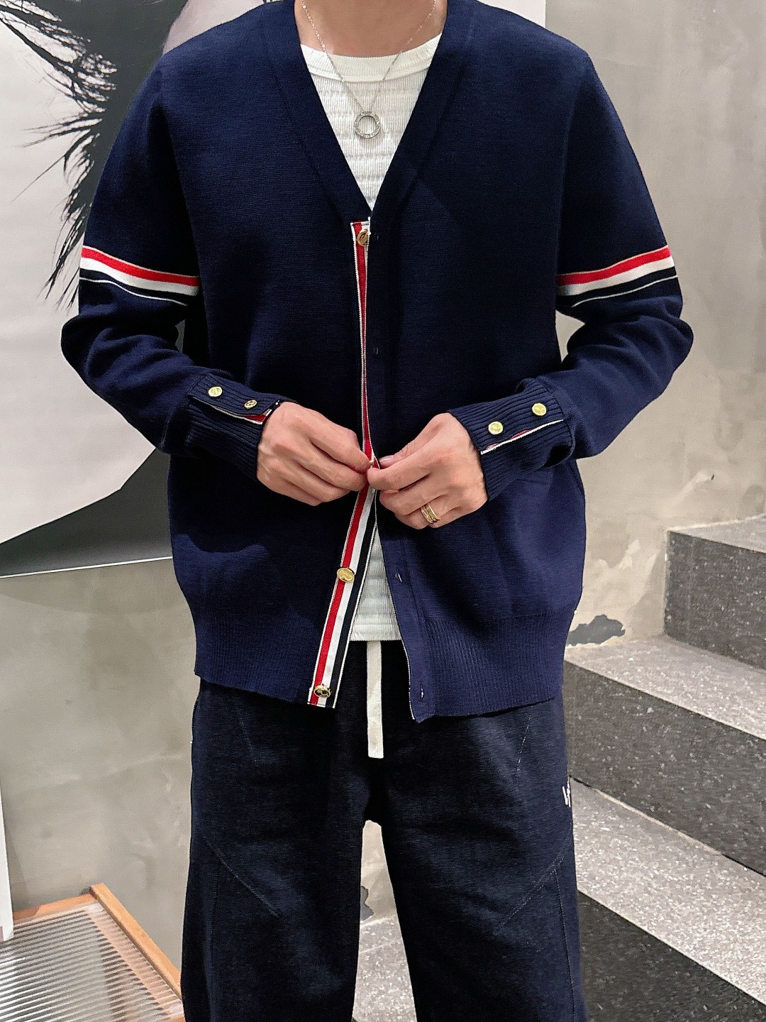 Thom Browne Basic Clothing Wool Printed M-l-xxxl