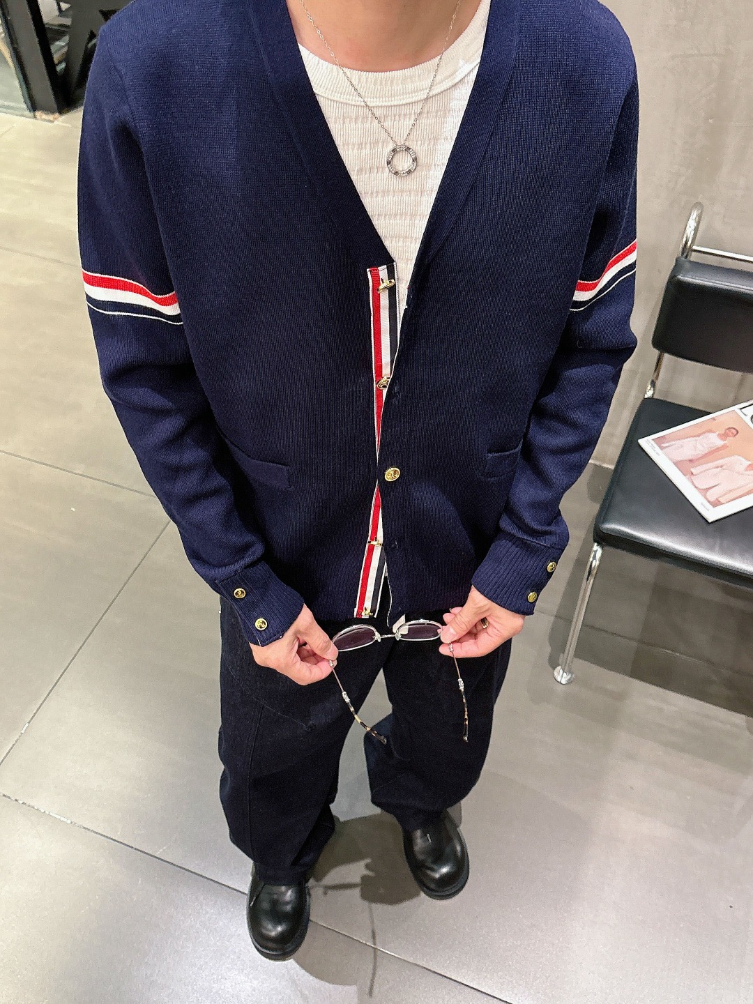 Thom Browne Basic Clothing Wool Printed M-l-xxxl