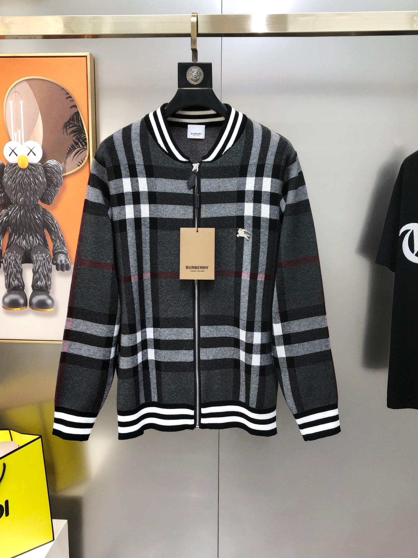 Burberry Male Basic Clothing Cotton Plaid M-l-xl