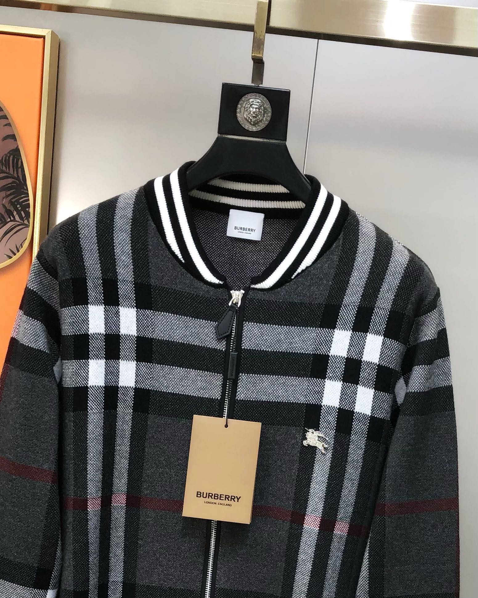 Burberry Male Basic Clothing Cotton Plaid M-l-xl