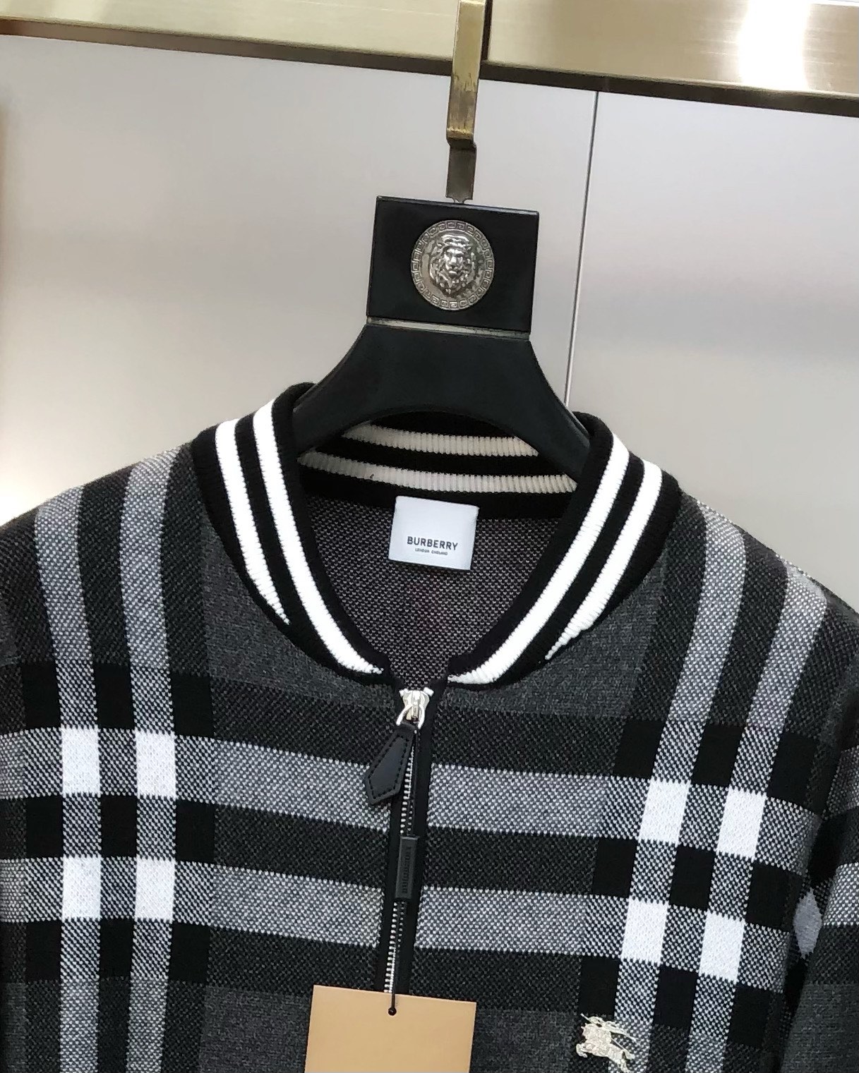 Burberry Male Basic Clothing Cotton Plaid M-l-xl