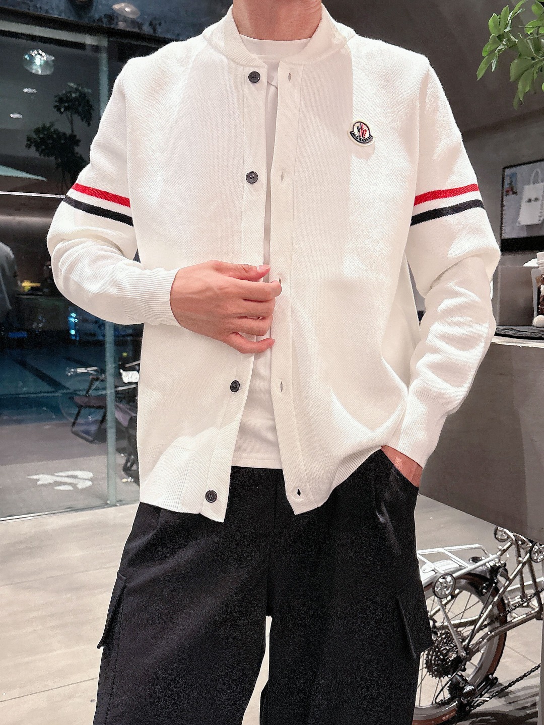 Moncler Basic Clothing Wool Printed M-l-xxxl