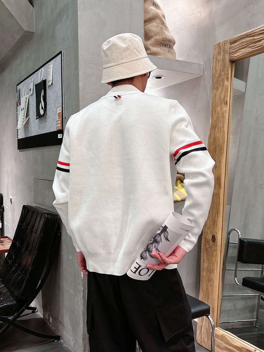 Moncler Basic Clothing Wool Printed M-l-xxxl