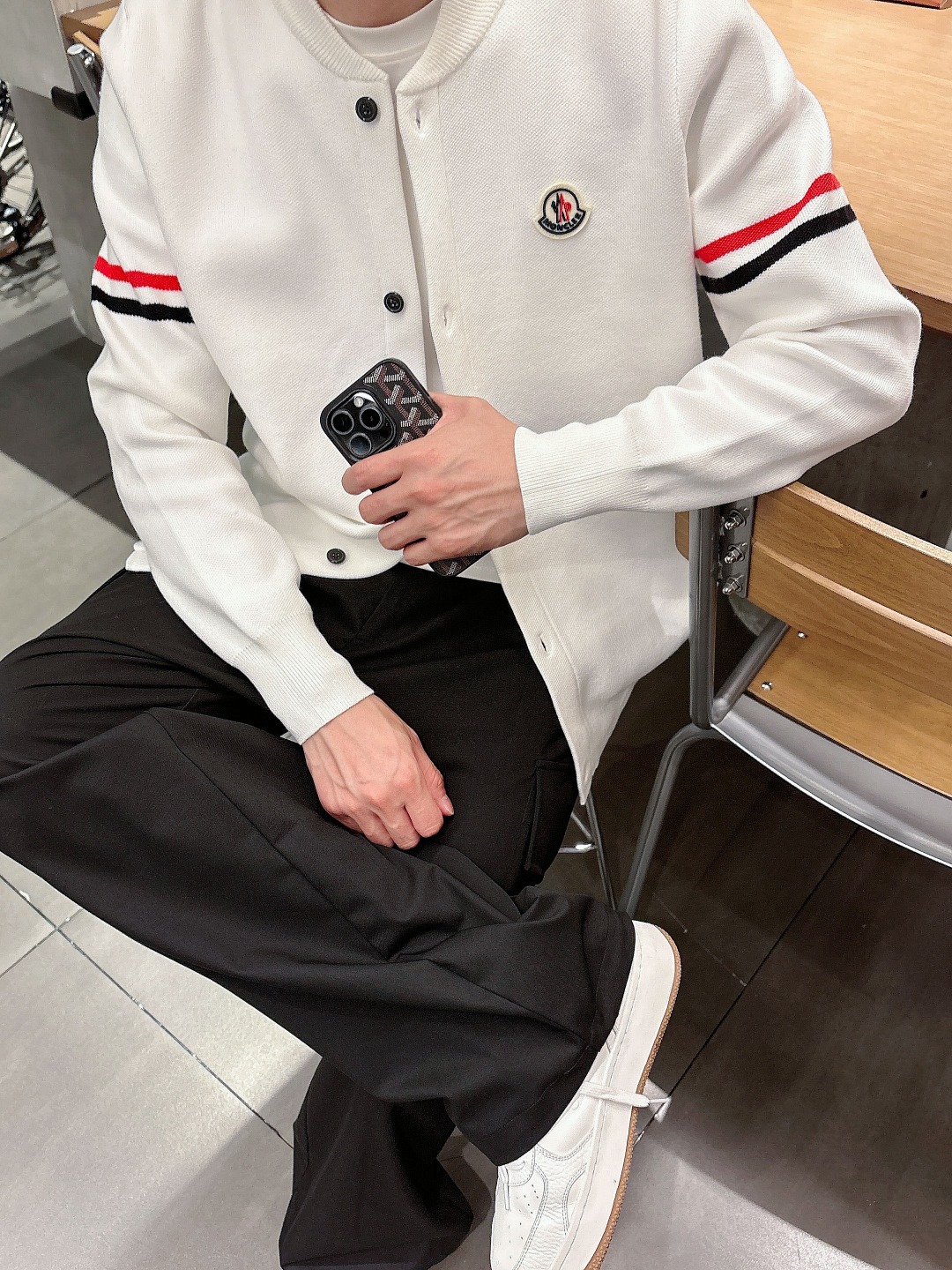 Moncler Basic Clothing Wool Printed M-l-xxxl