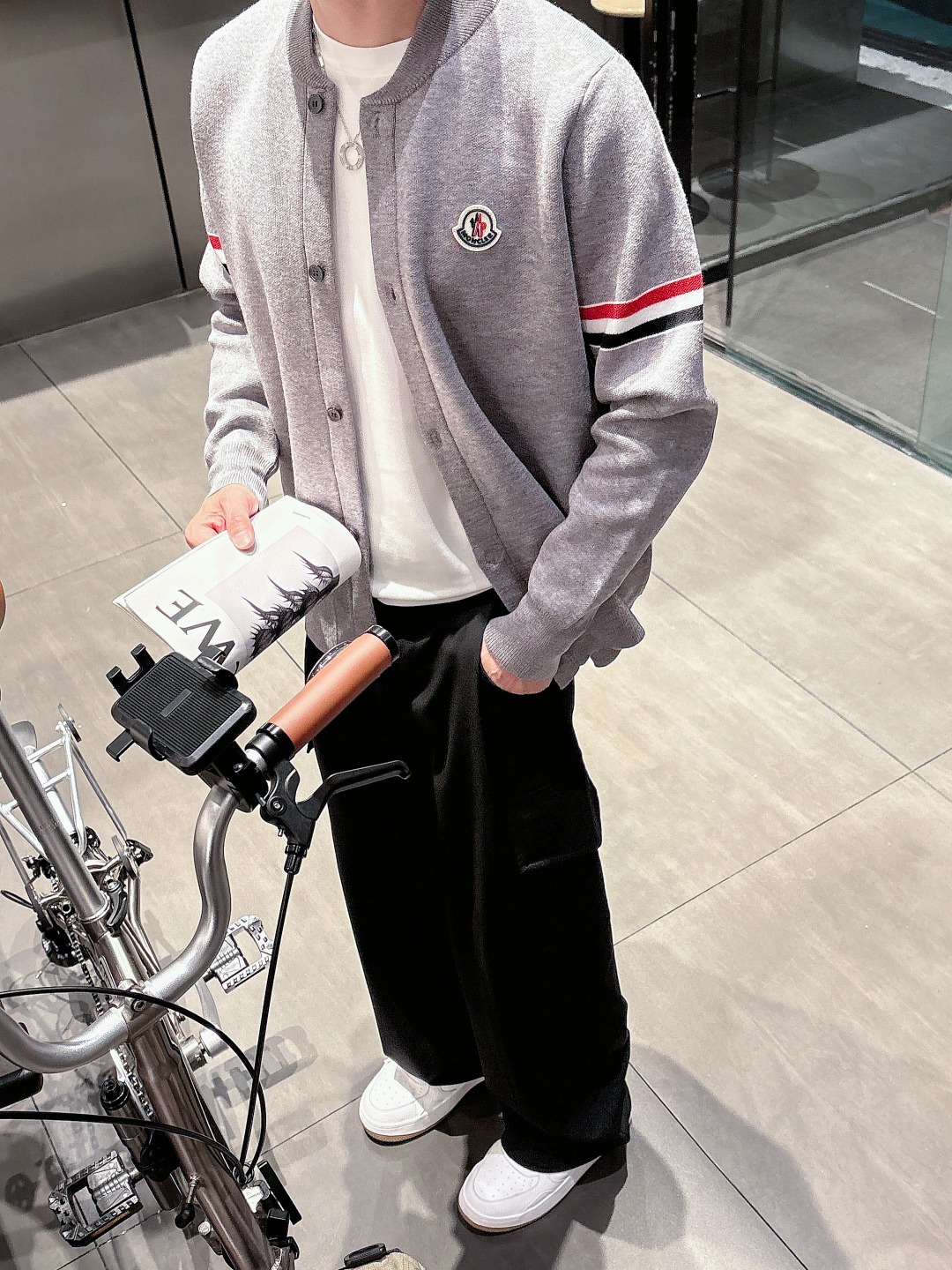 Moncler Basic Clothing Wool Printed M-l-xxxl