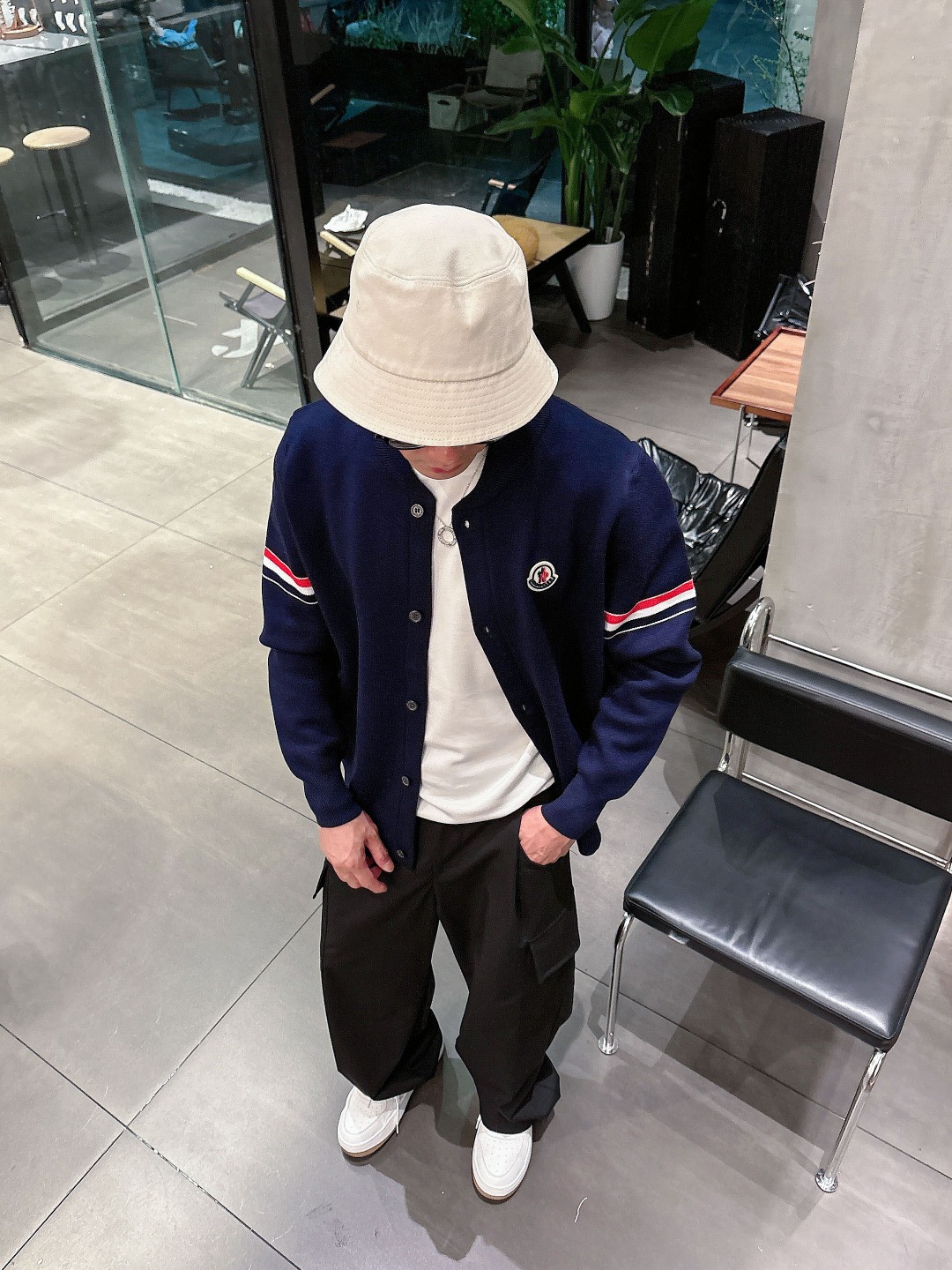 Moncler Basic Clothing Wool Printed M-l-xxxl