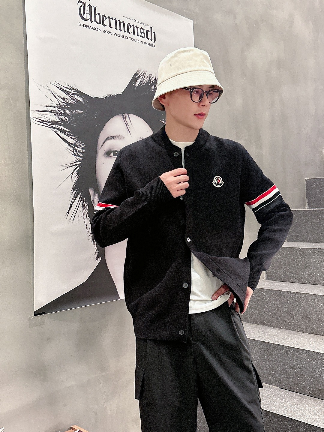 Moncler Basic Clothing Wool Printed M-l-xxxl