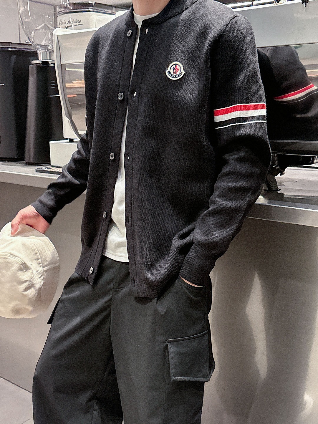 Moncler Basic Clothing Wool Printed M-l-xxxl