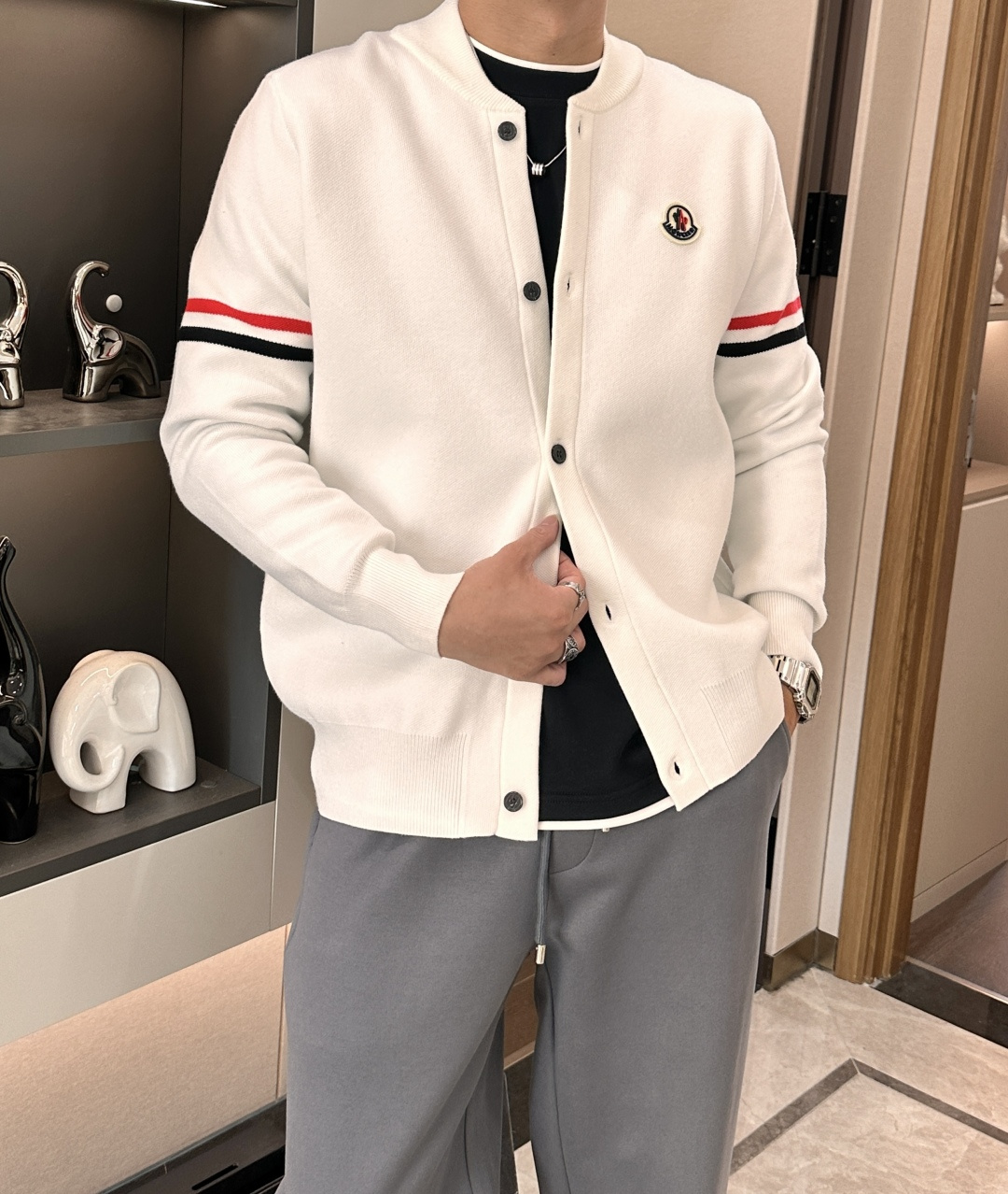 Moncler Basic Clothing Wool M-l