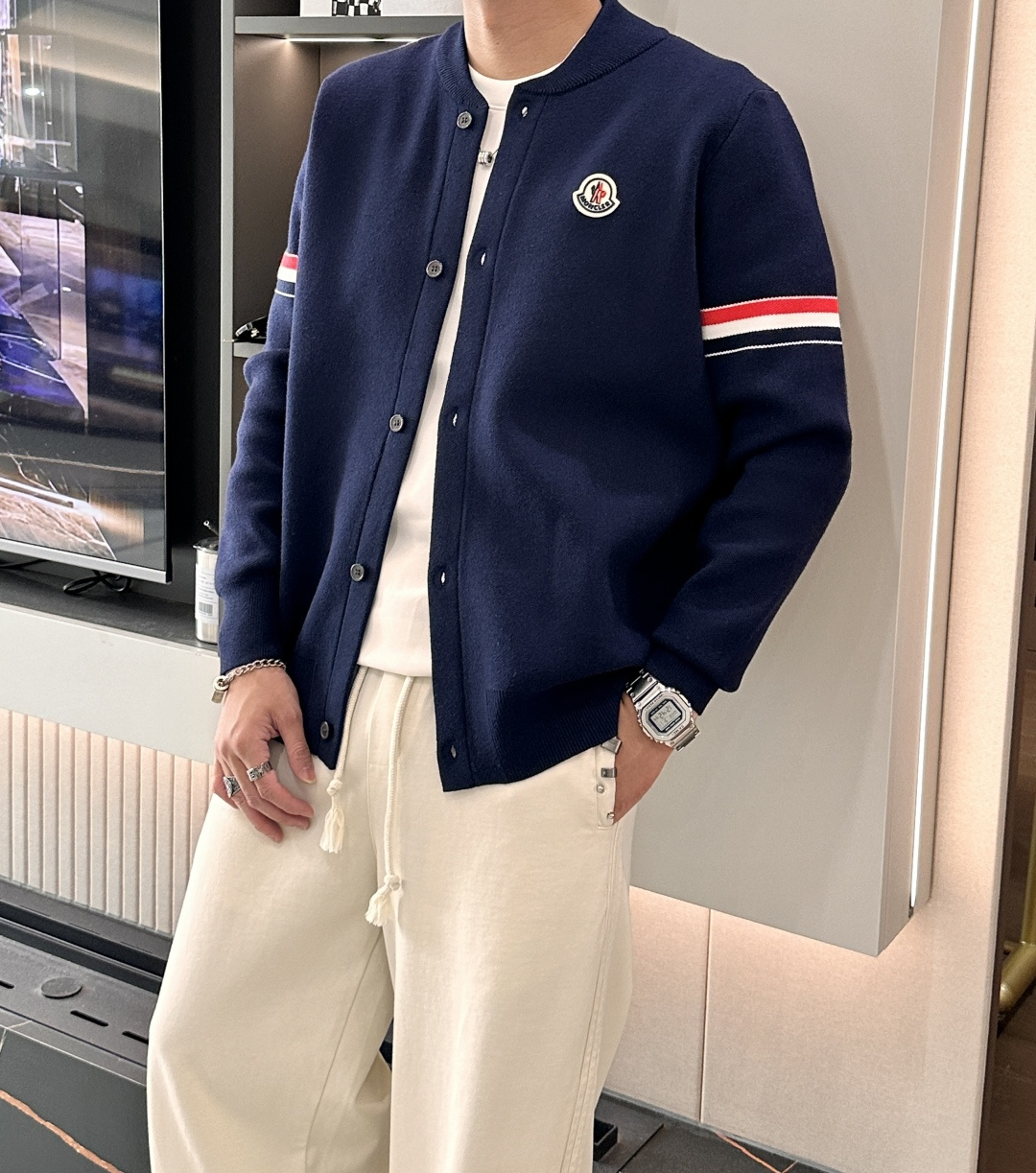 Moncler Basic Clothing Wool M-l